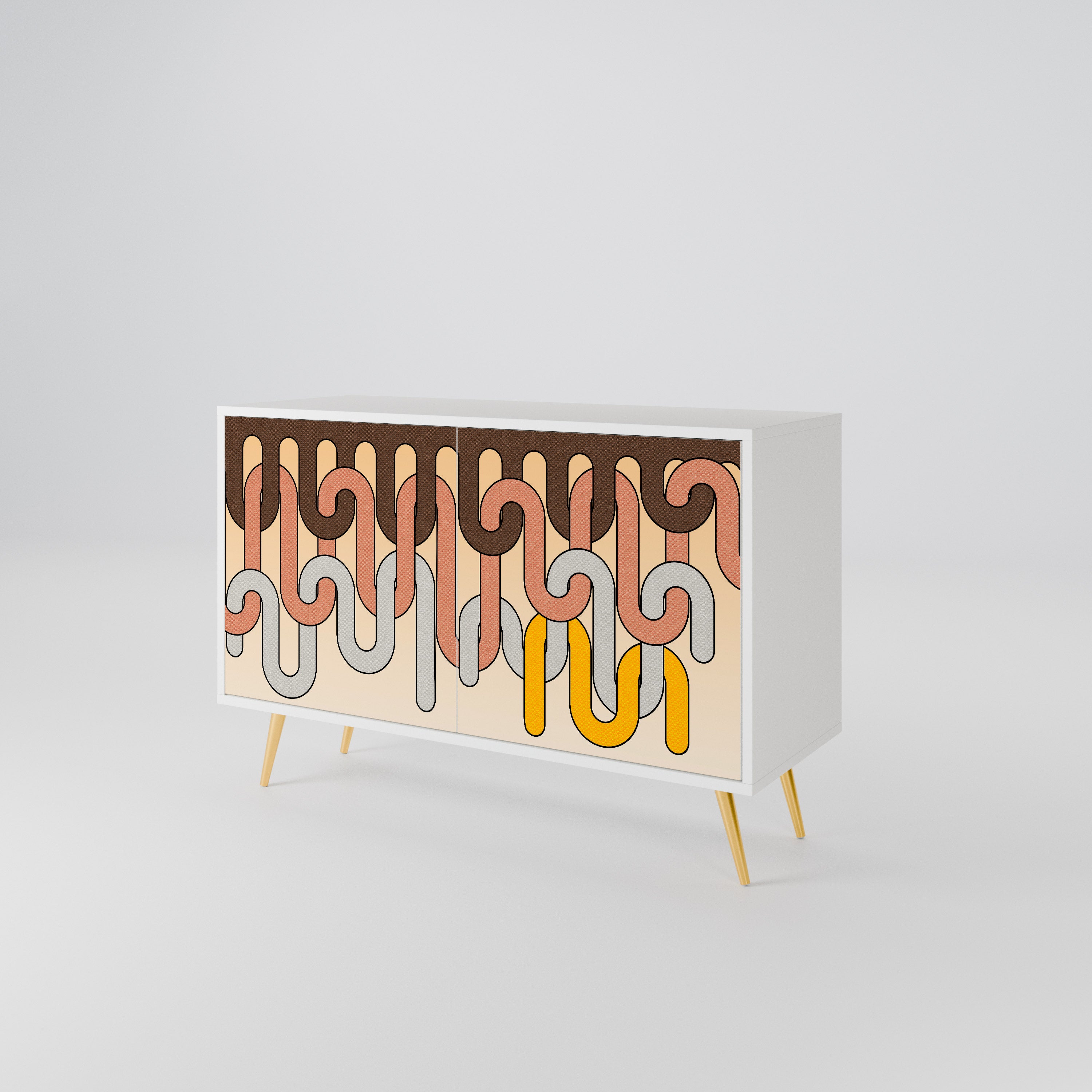 COLORFUL STRINGS 2-türiges Sideboard