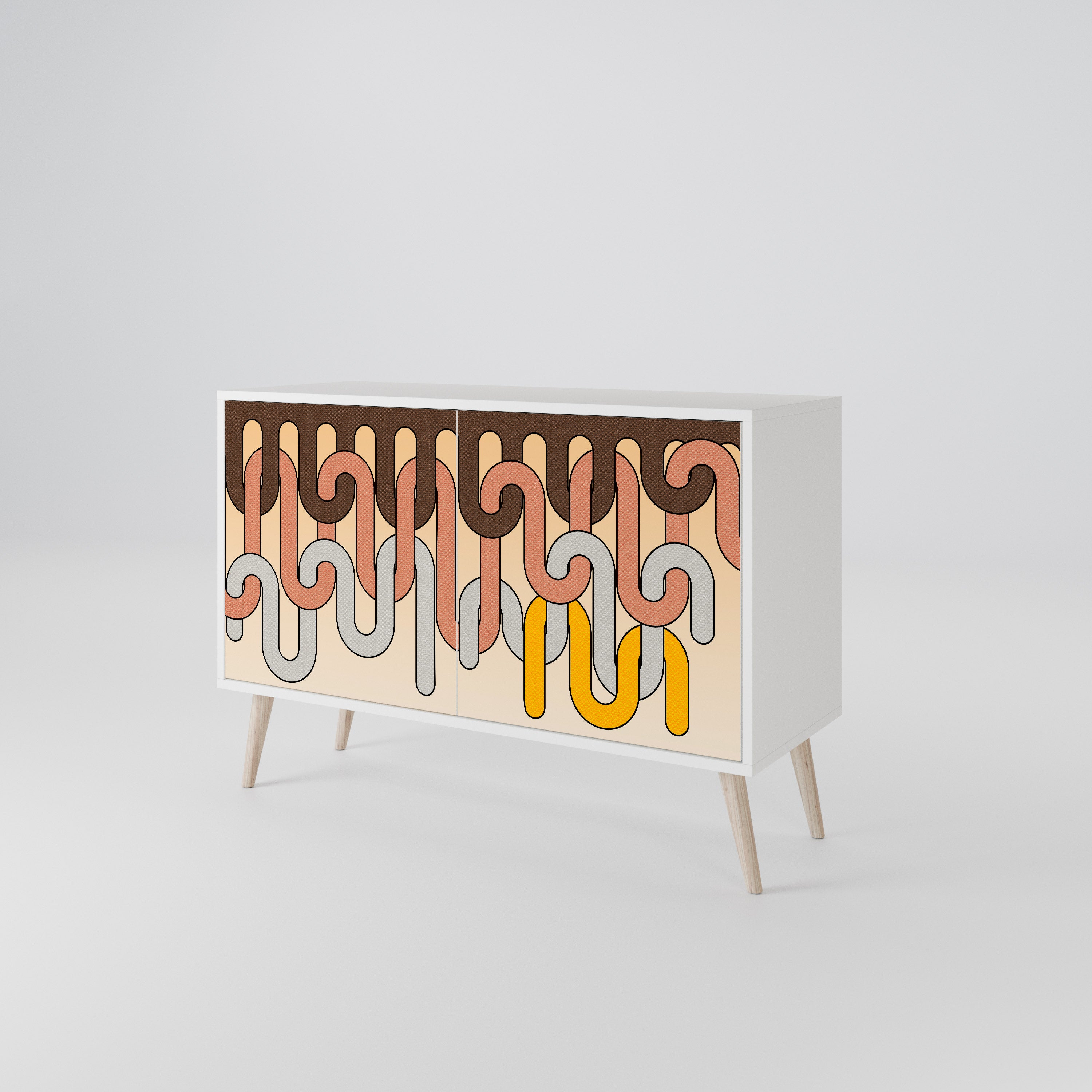 COLORFUL STRINGS 2-türiges Sideboard