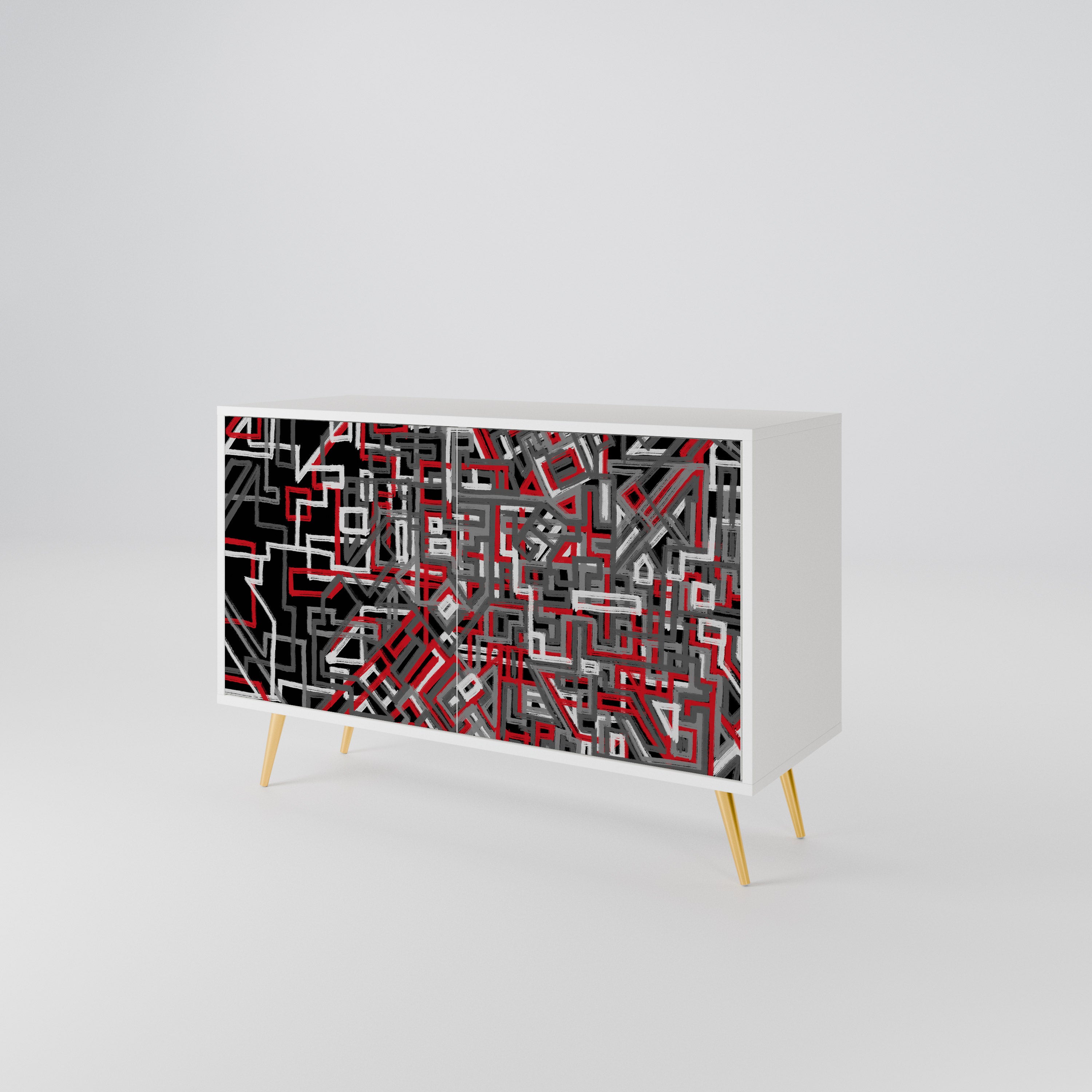 BROKEN LINES 2-türiges Sideboard