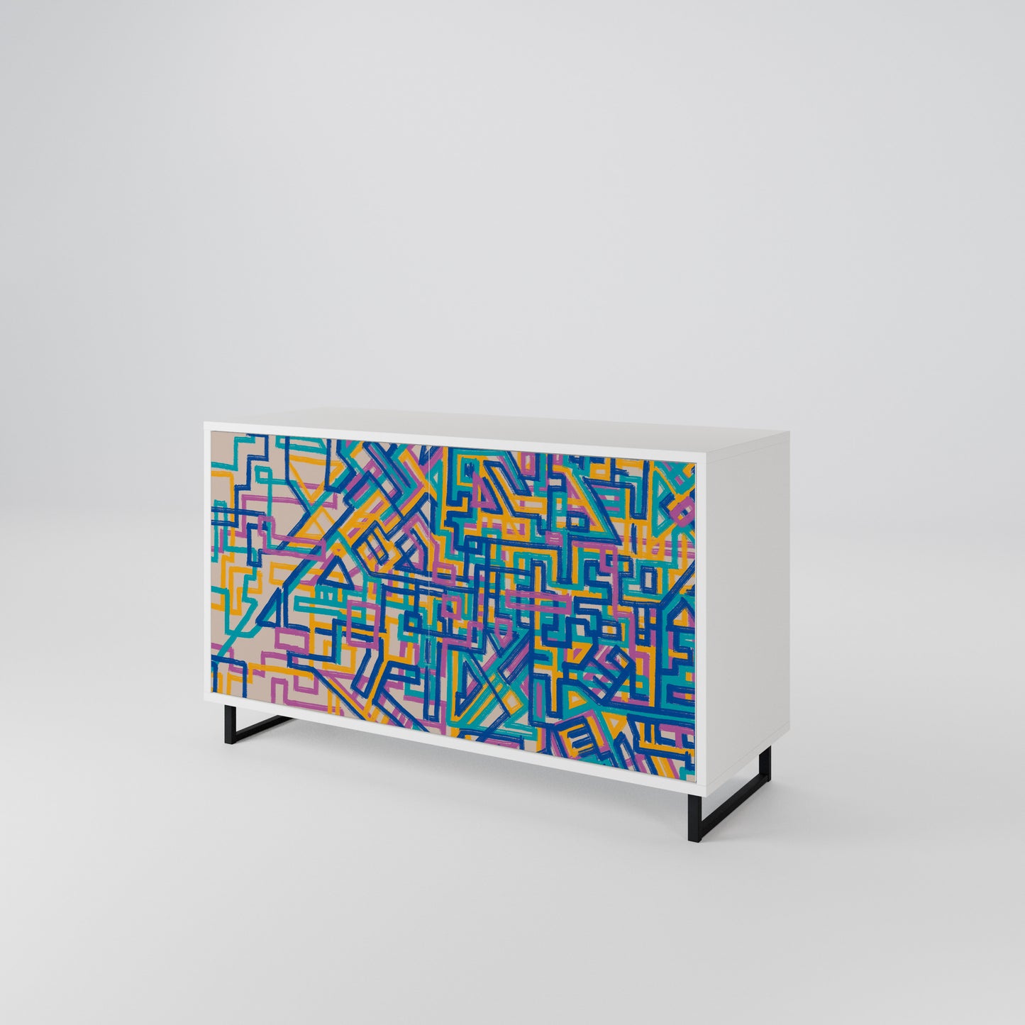 MEMORIES MAP 2-türiges Sideboard