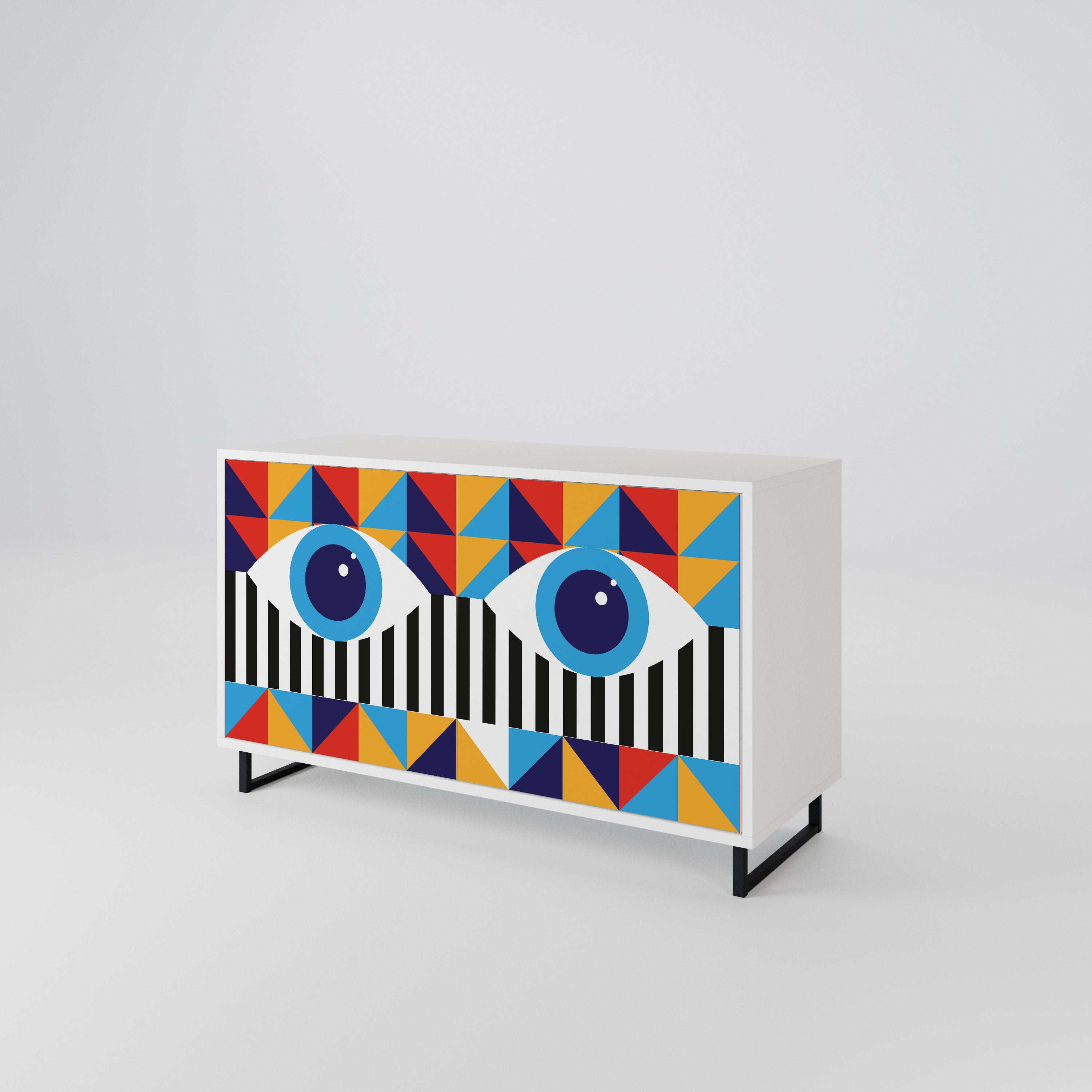 ABSTRACTION AND GEOMETRY 2-türiges Sideboard