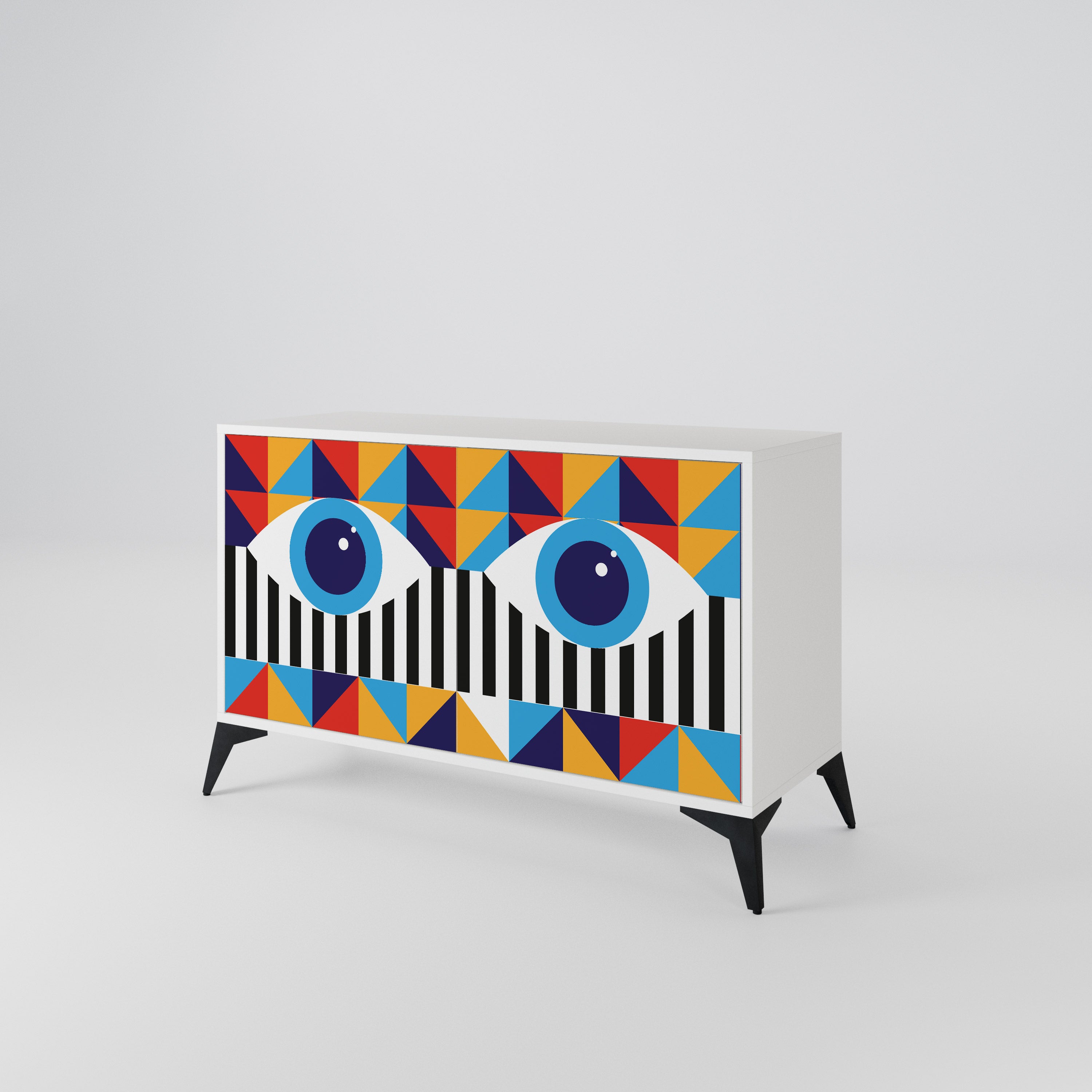 ABSTRACTION AND GEOMETRY 2-türiges Sideboard