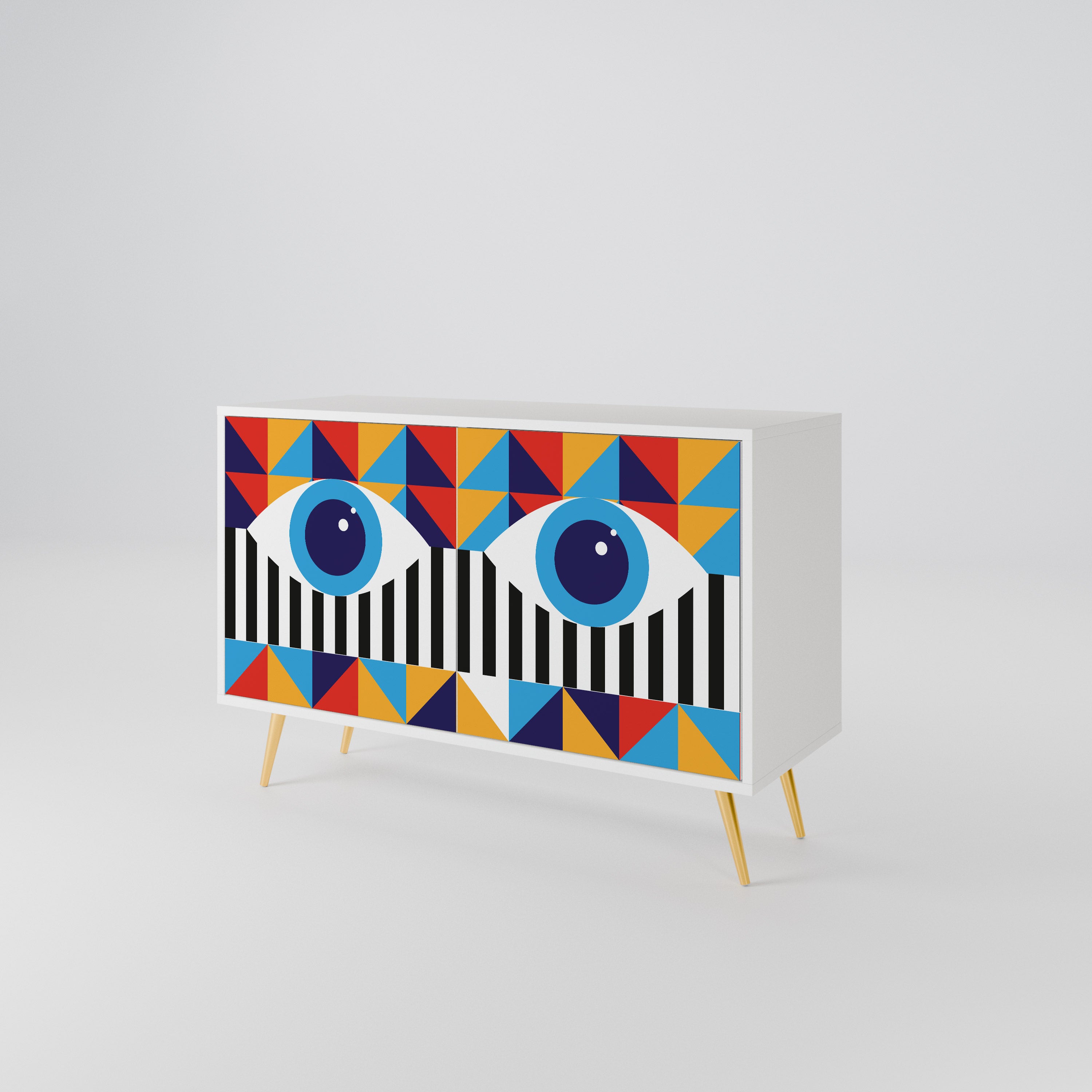 ABSTRACTION AND GEOMETRY 2-türiges Sideboard