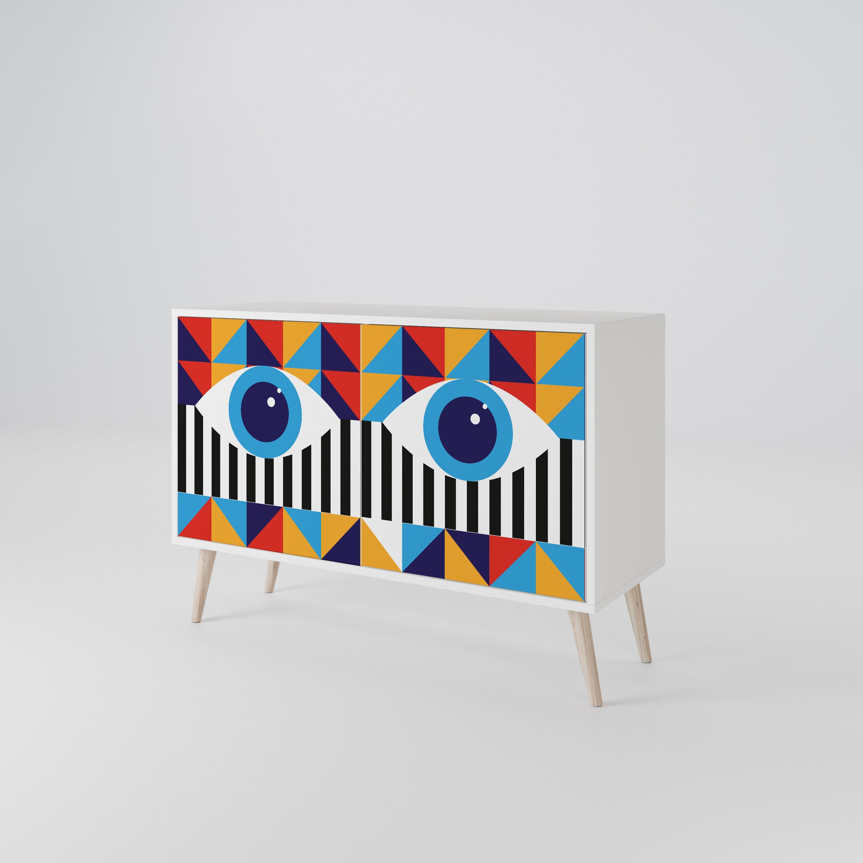 ABSTRACTION AND GEOMETRY 2-türiges Sideboard