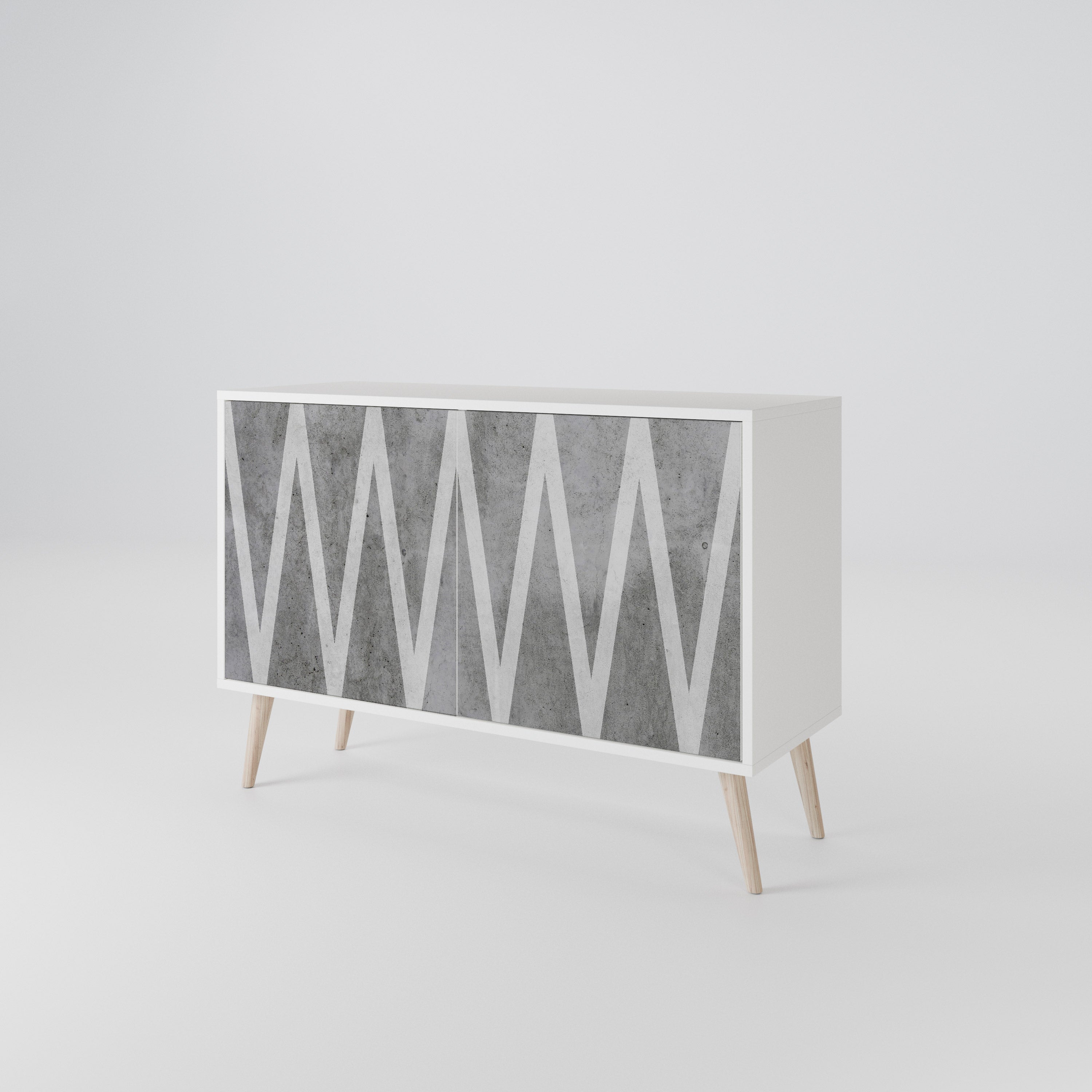 SOLID ZIG ZAG 2-türiges Sideboard