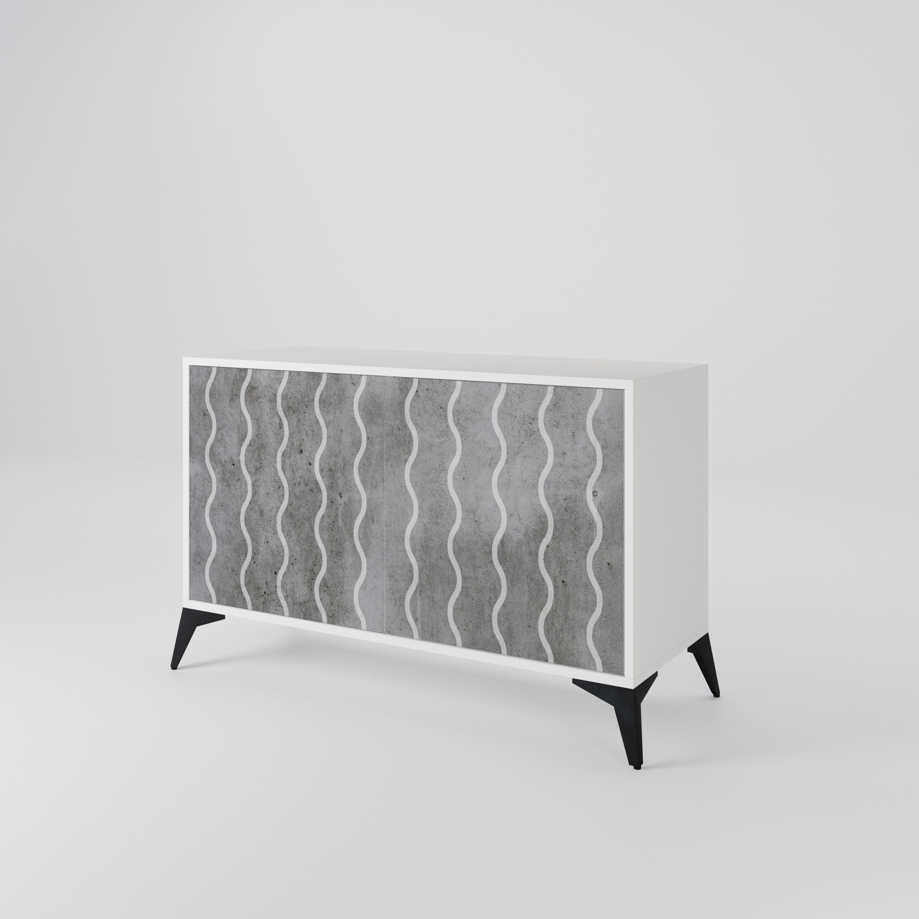 WAVES OF CONCRETE 2-türiges Sideboard