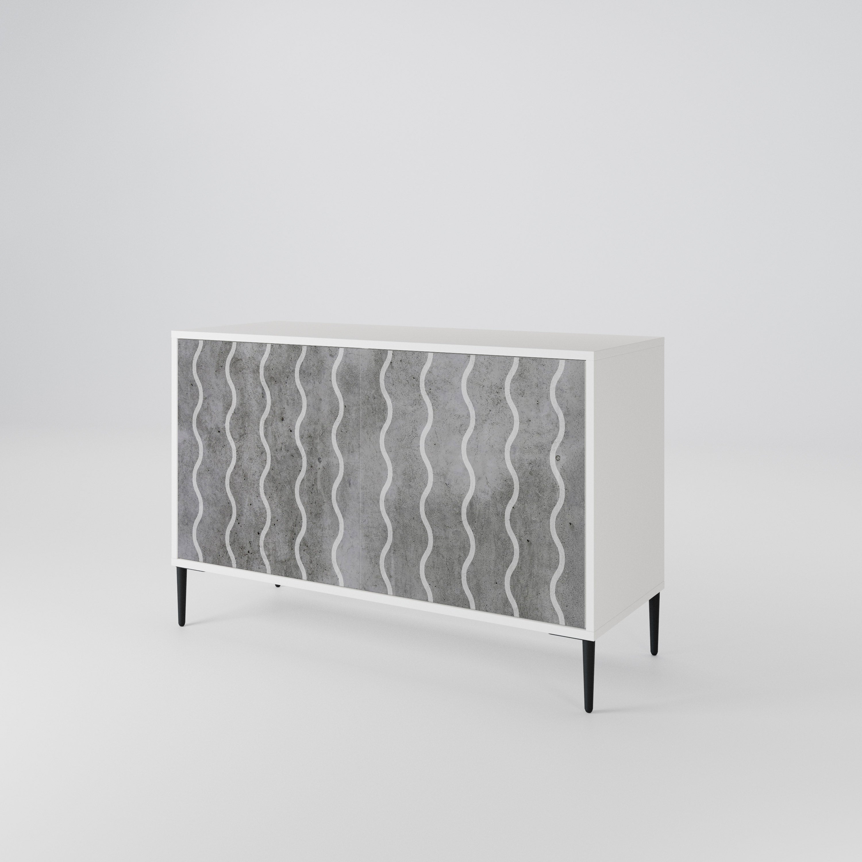 WAVES OF CONCRETE 2-türiges Sideboard