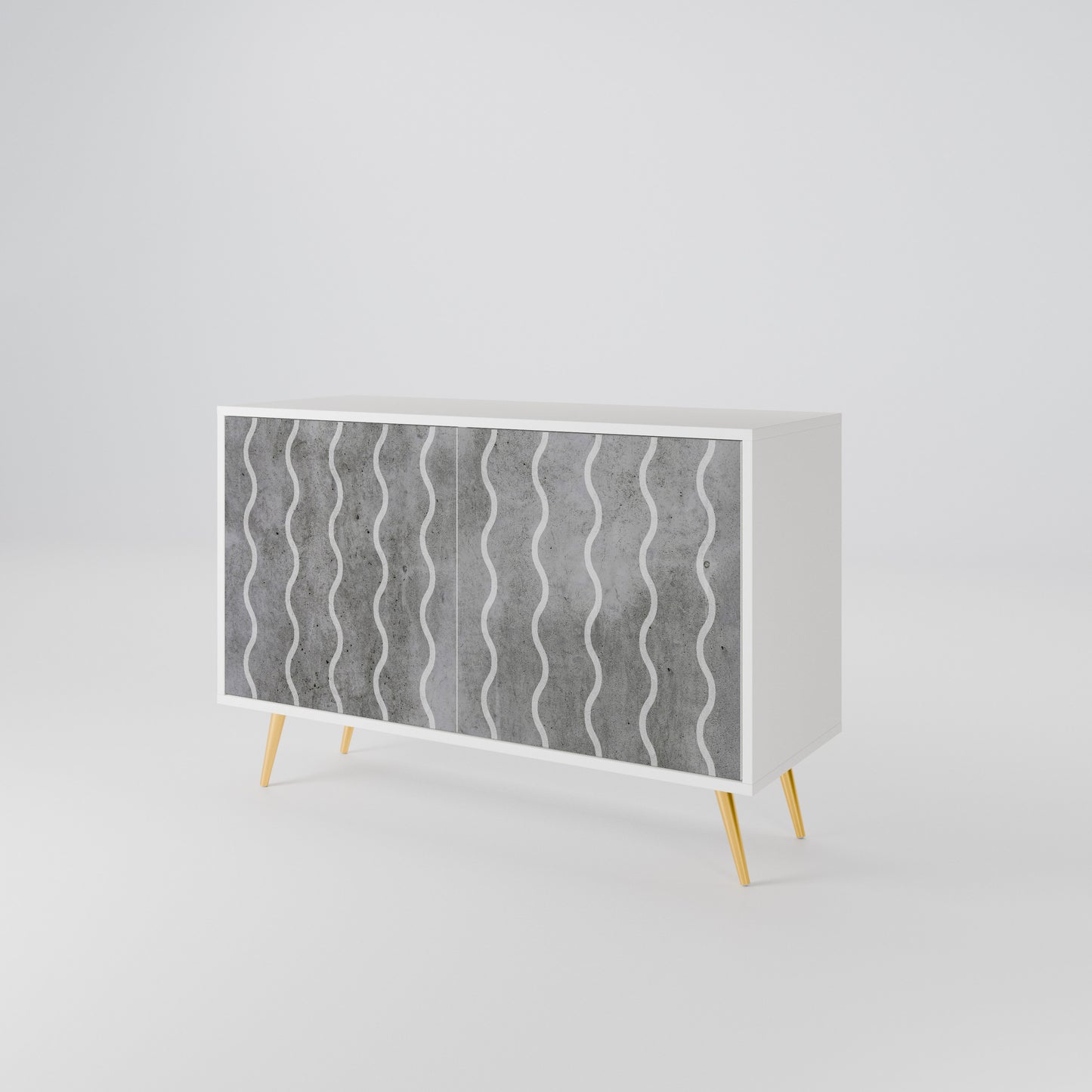 WAVES OF CONCRETE 2-türiges Sideboard