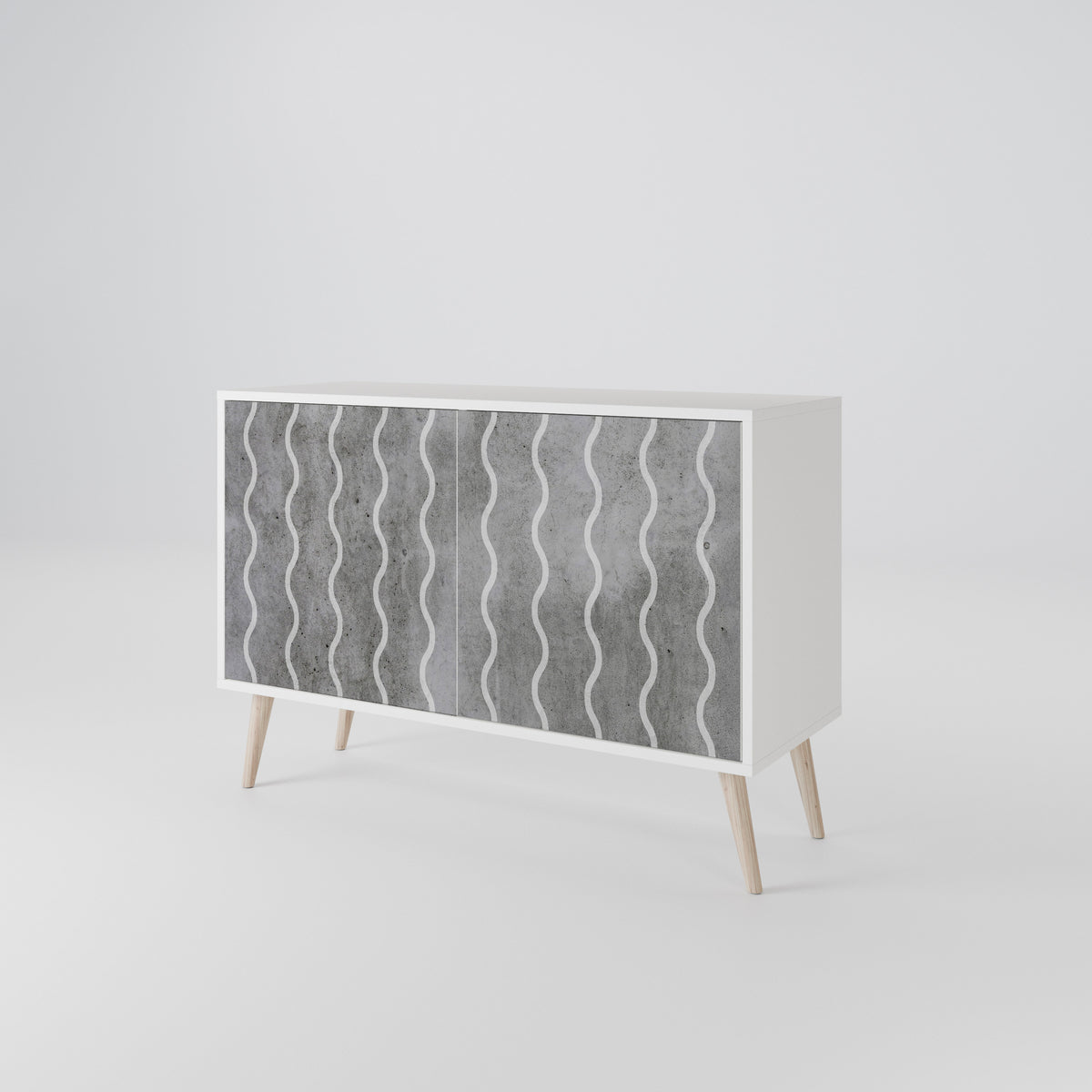 WAVES OF CONCRETE 2-türiges Sideboard