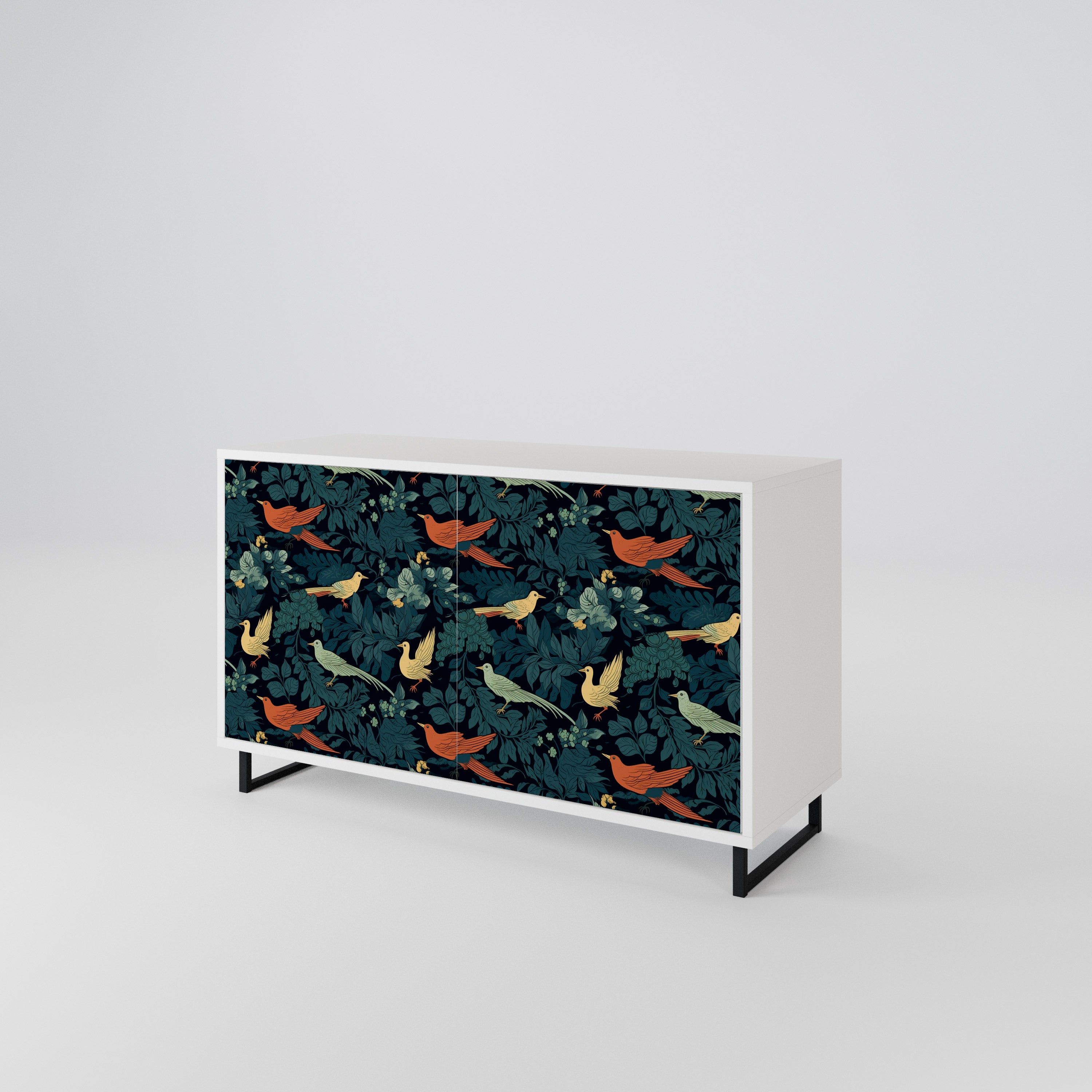 FOWL ORNAMENT 2-türiges Sideboard