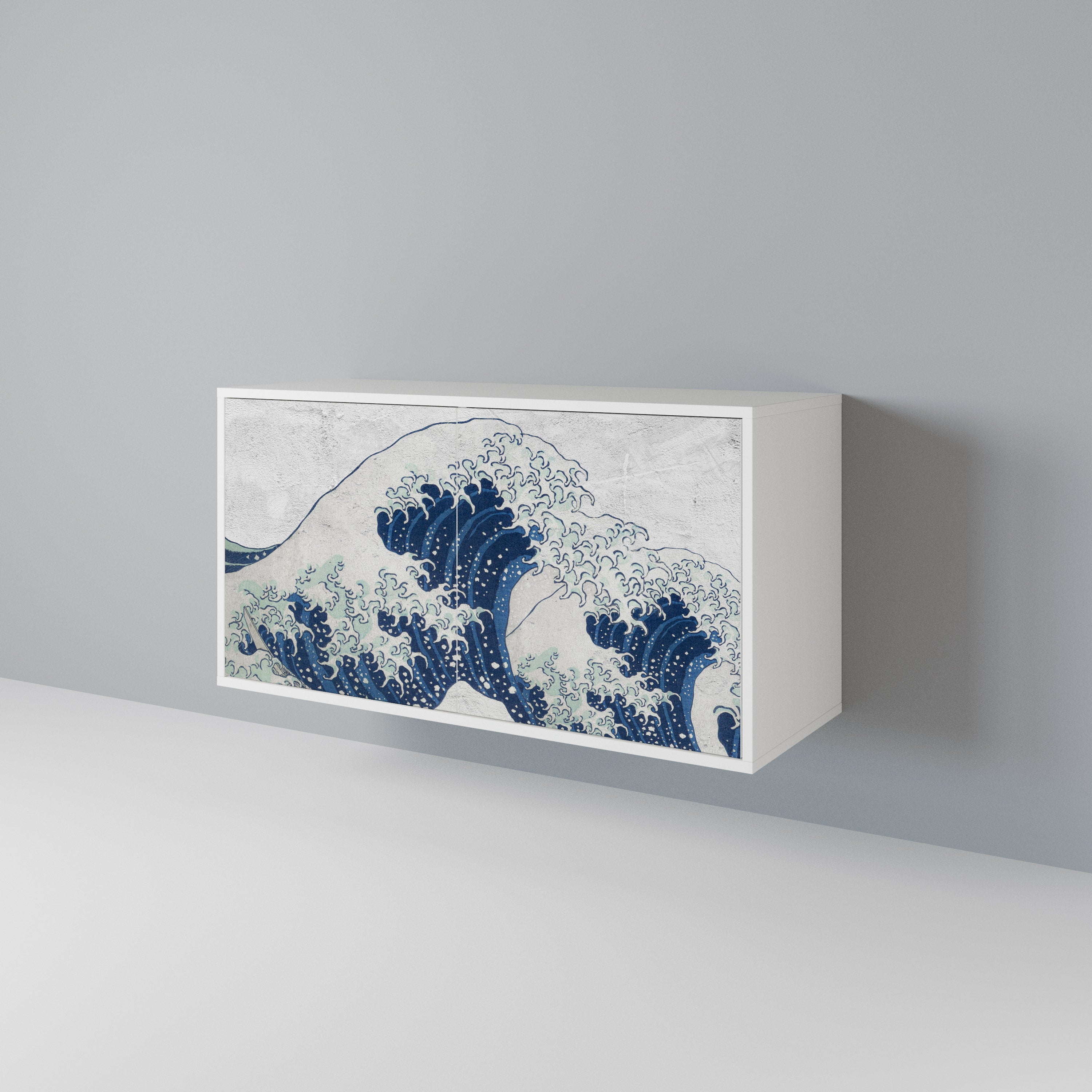 THE GREAT WAVE AT KANAGAWA 2-türiges Sideboard