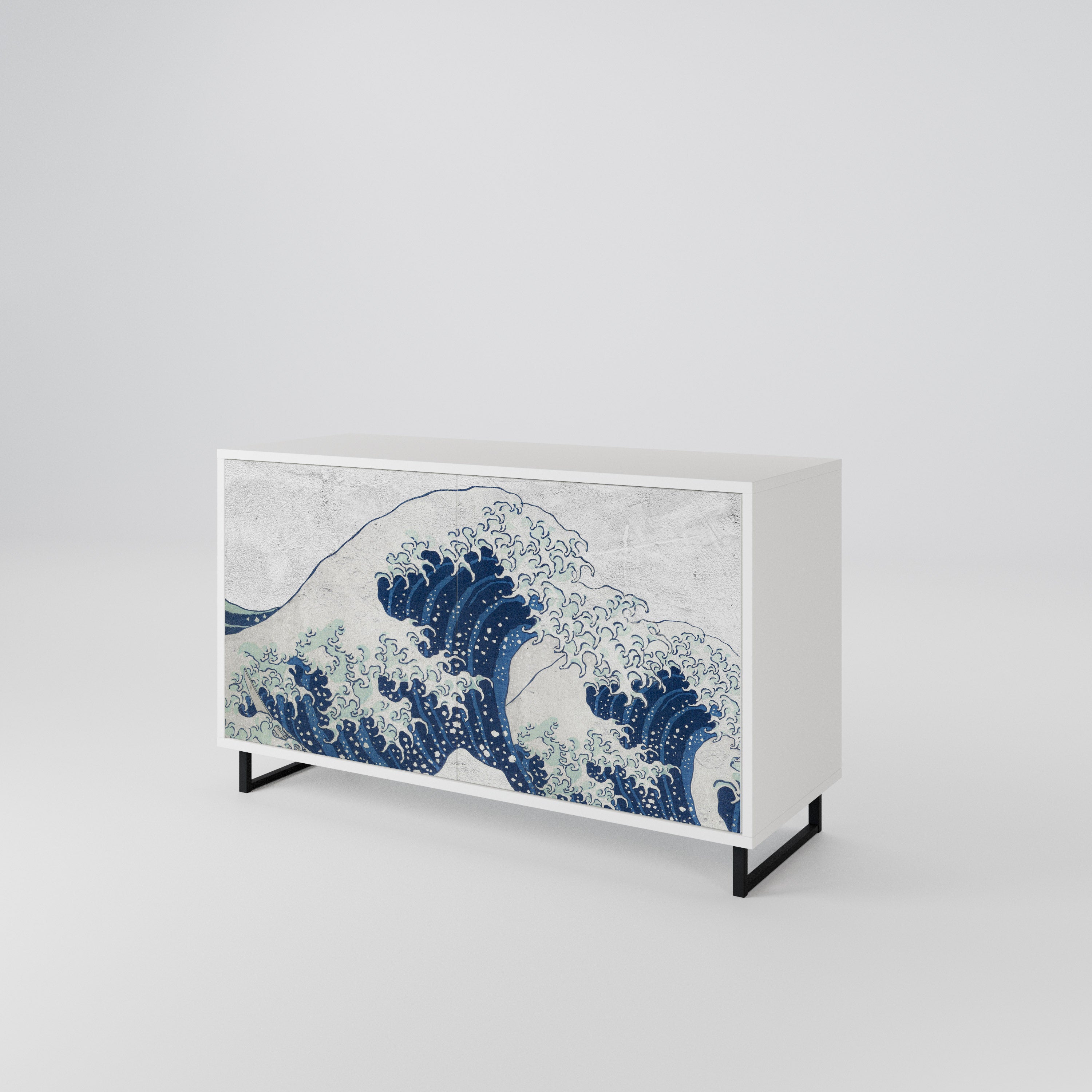 THE GREAT WAVE AT KANAGAWA 2-türiges Sideboard