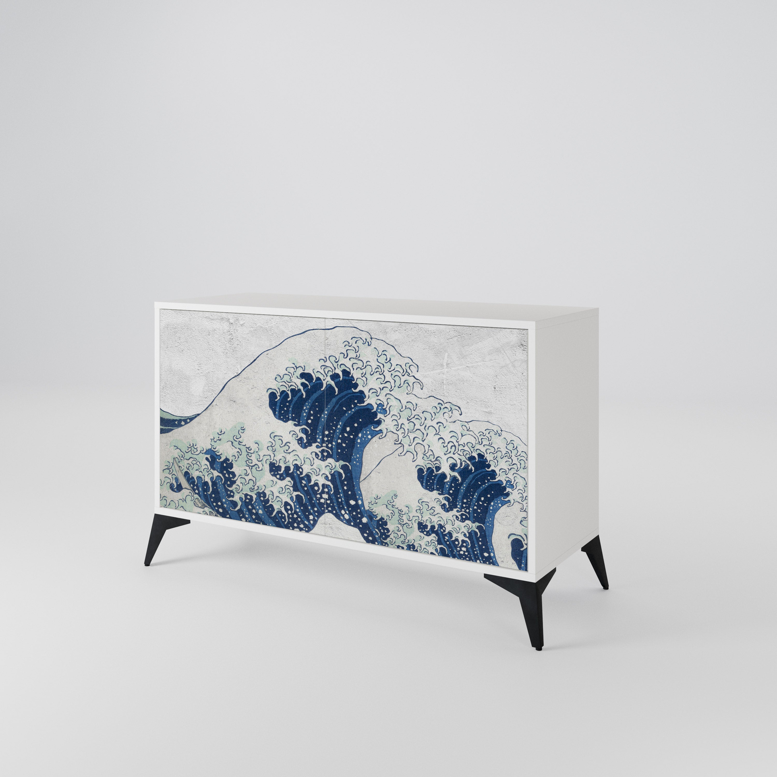 THE GREAT WAVE AT KANAGAWA 2-türiges Sideboard