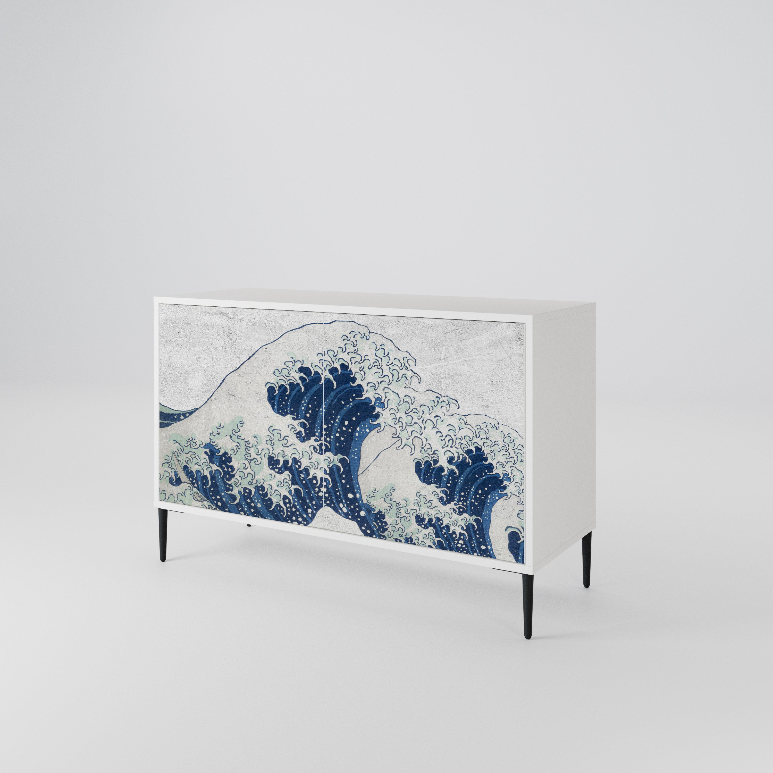 THE GREAT WAVE AT KANAGAWA 2-türiges Sideboard