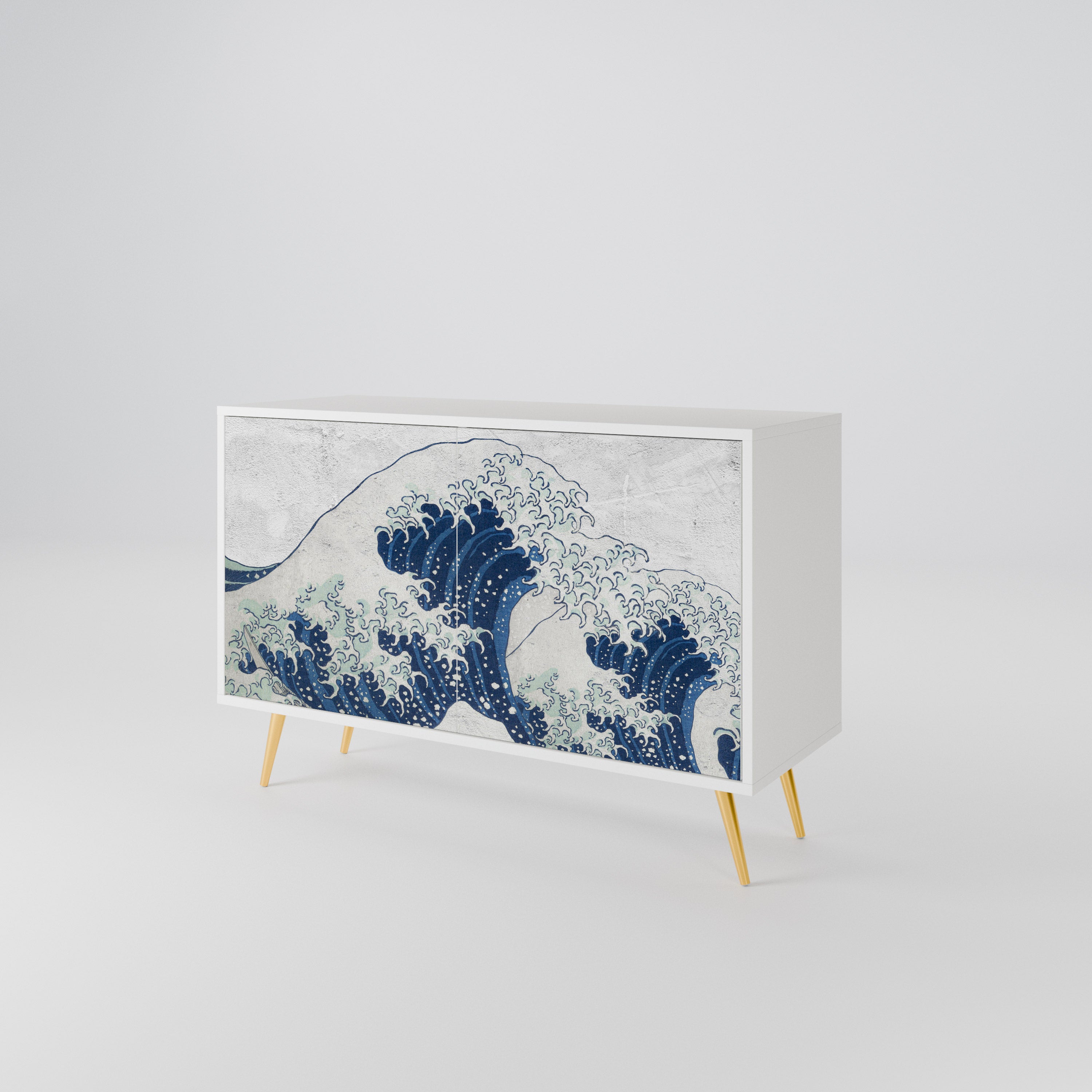 THE GREAT WAVE AT KANAGAWA 2-türiges Sideboard