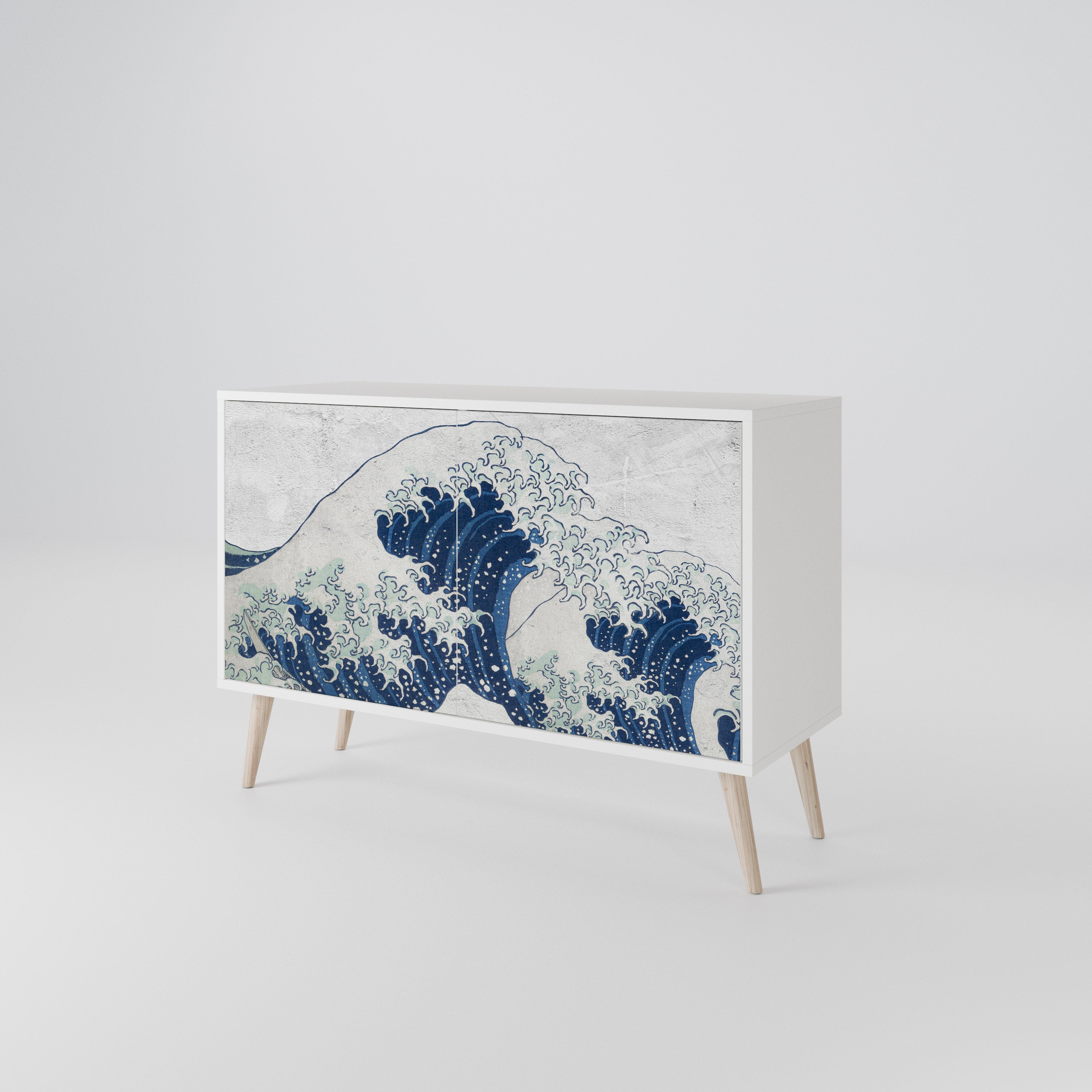 THE GREAT WAVE AT KANAGAWA 2-türiges Sideboard