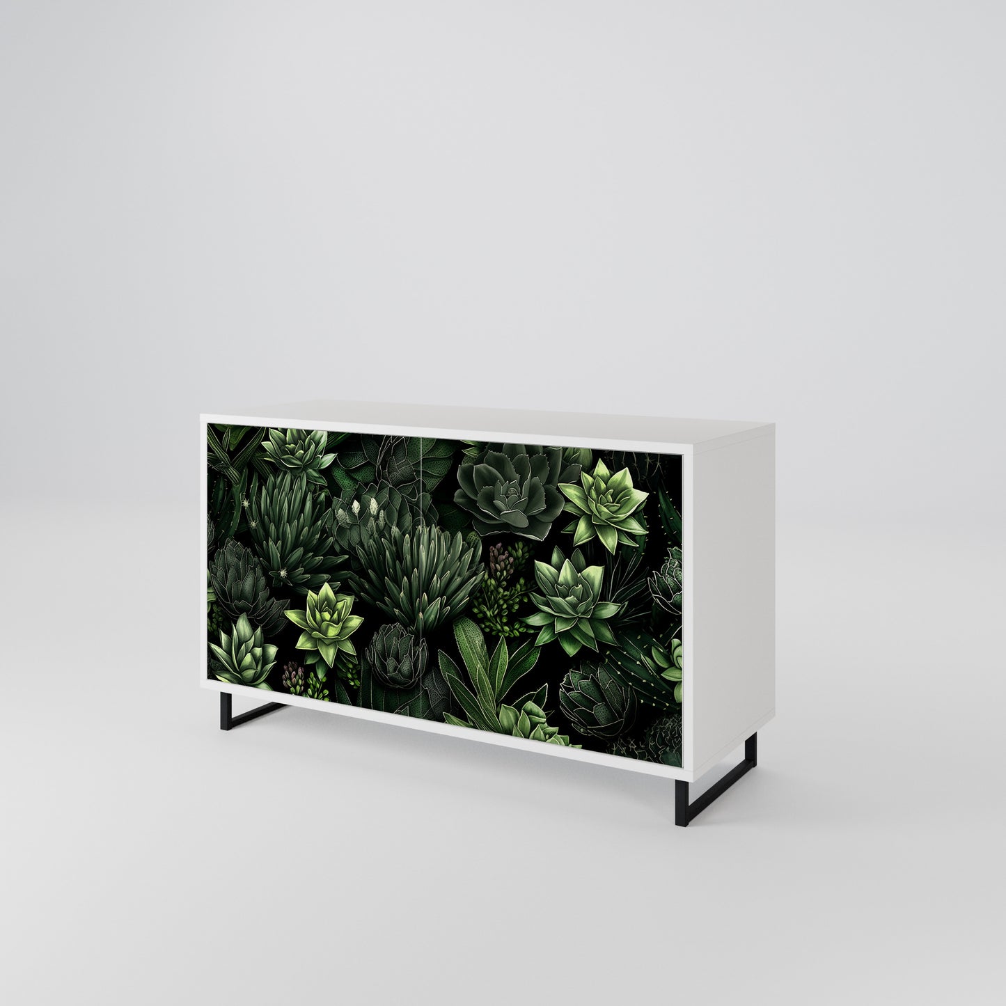 SUCCULENT JUNGLE 2-Door Sideboard