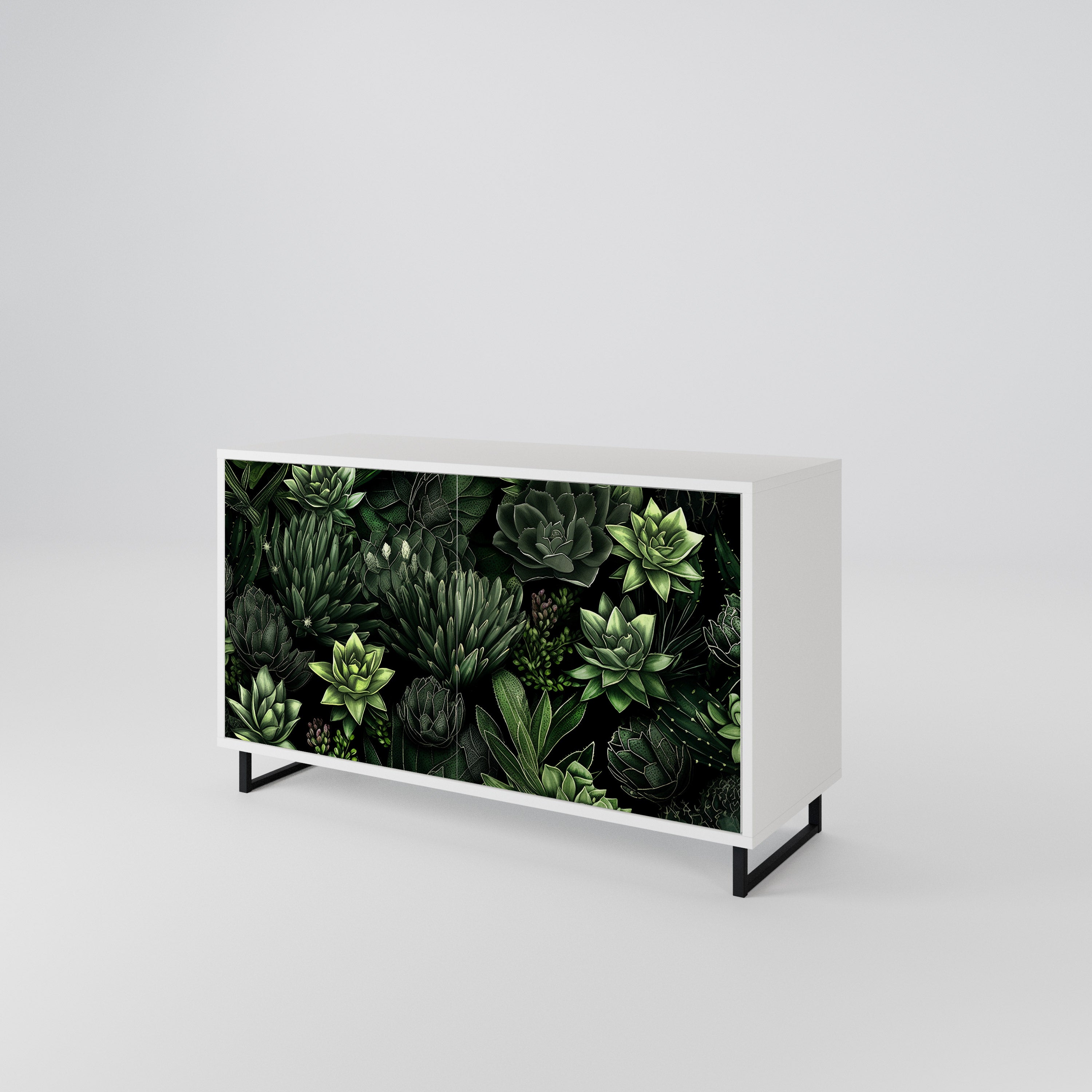 SUCCULENT JUNGLE 2-türiges Sideboard
