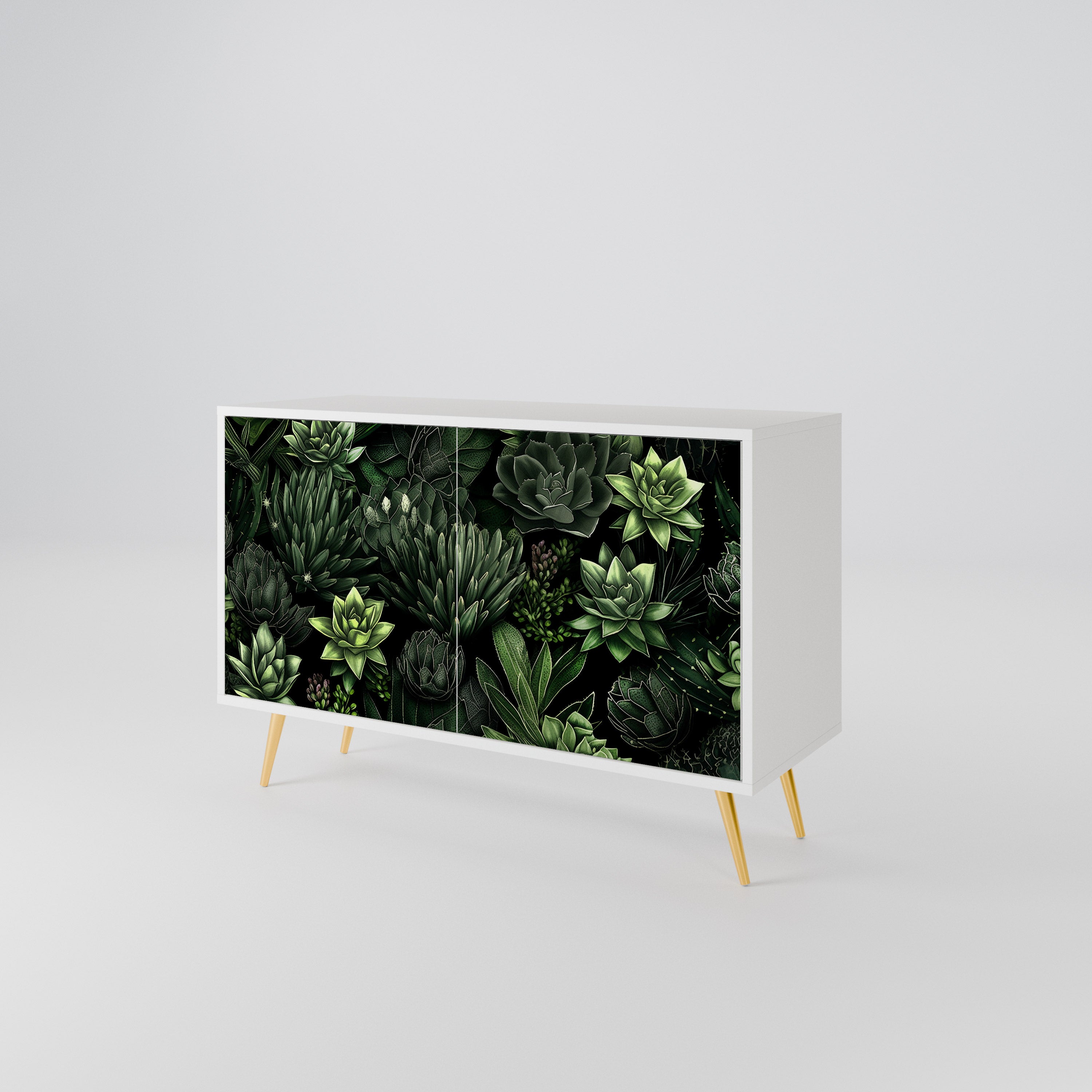 SUCCULENT JUNGLE 2-türiges Sideboard
