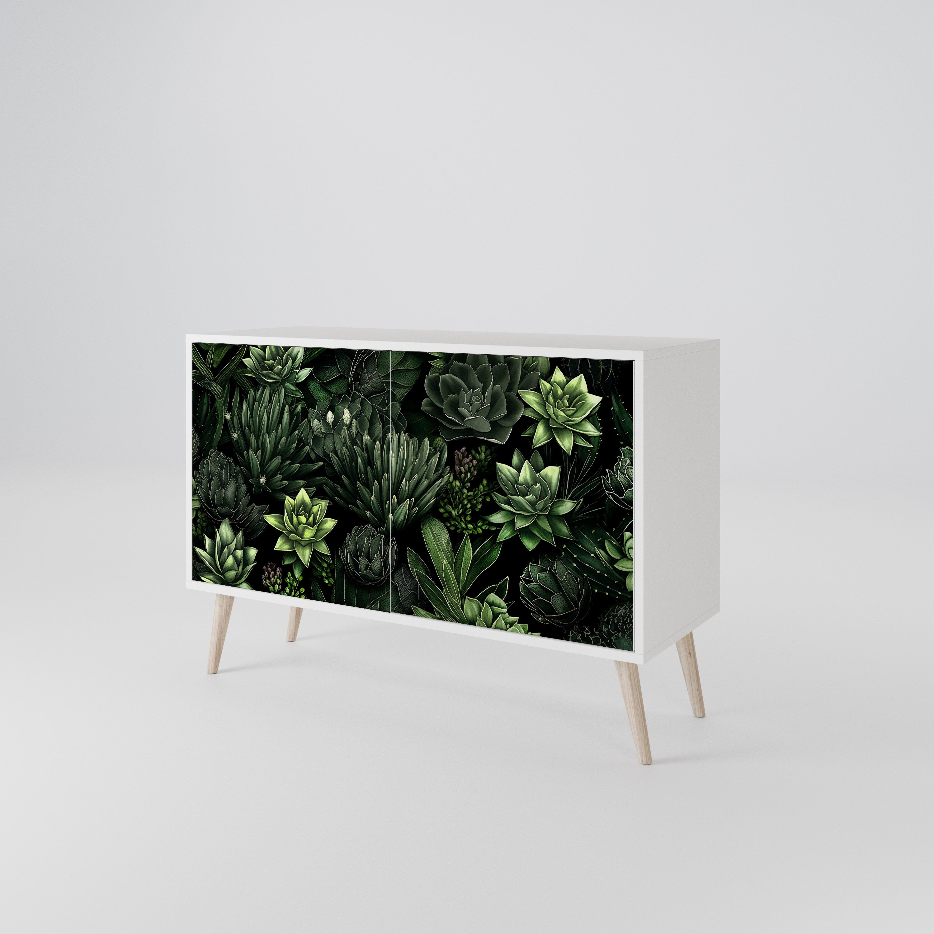 SUCCULENT JUNGLE 2-türiges Sideboard