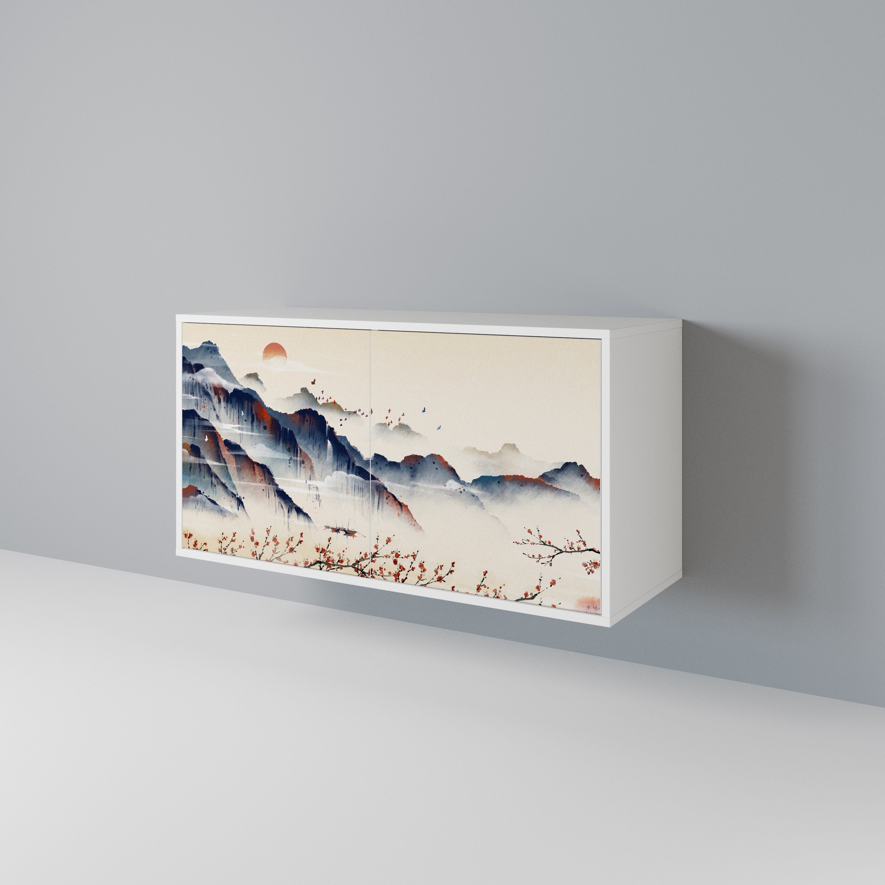 JAPANESE LANDSCAPE 2-türiges Sideboard