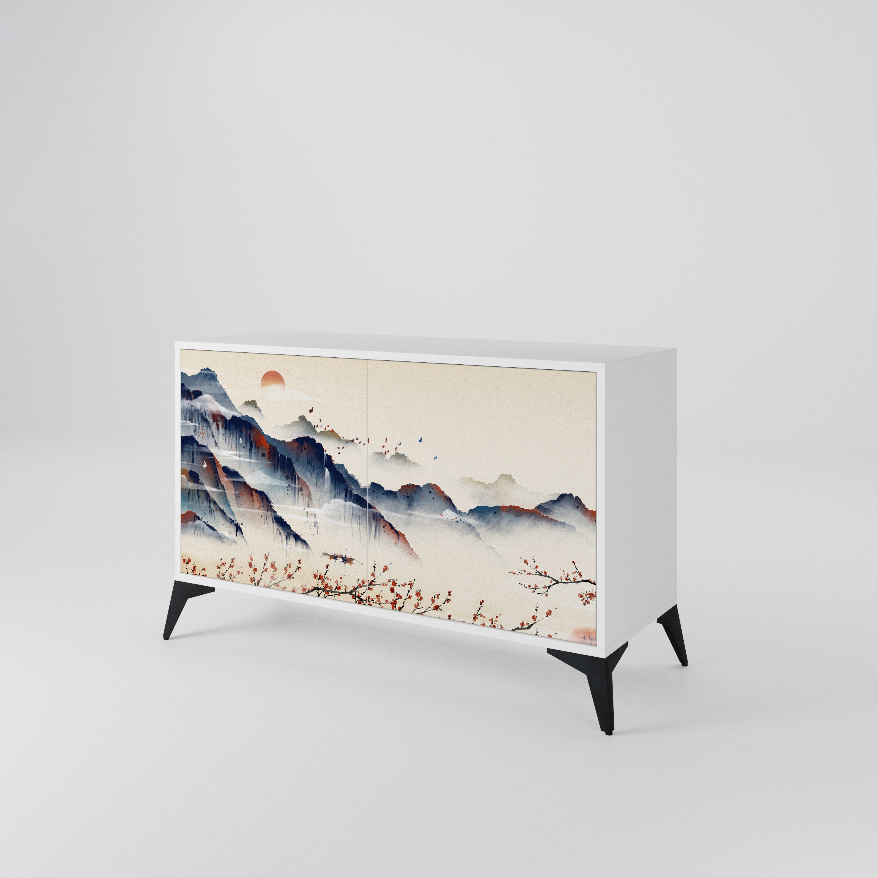 JAPANESE LANDSCAPE 2-türiges Sideboard