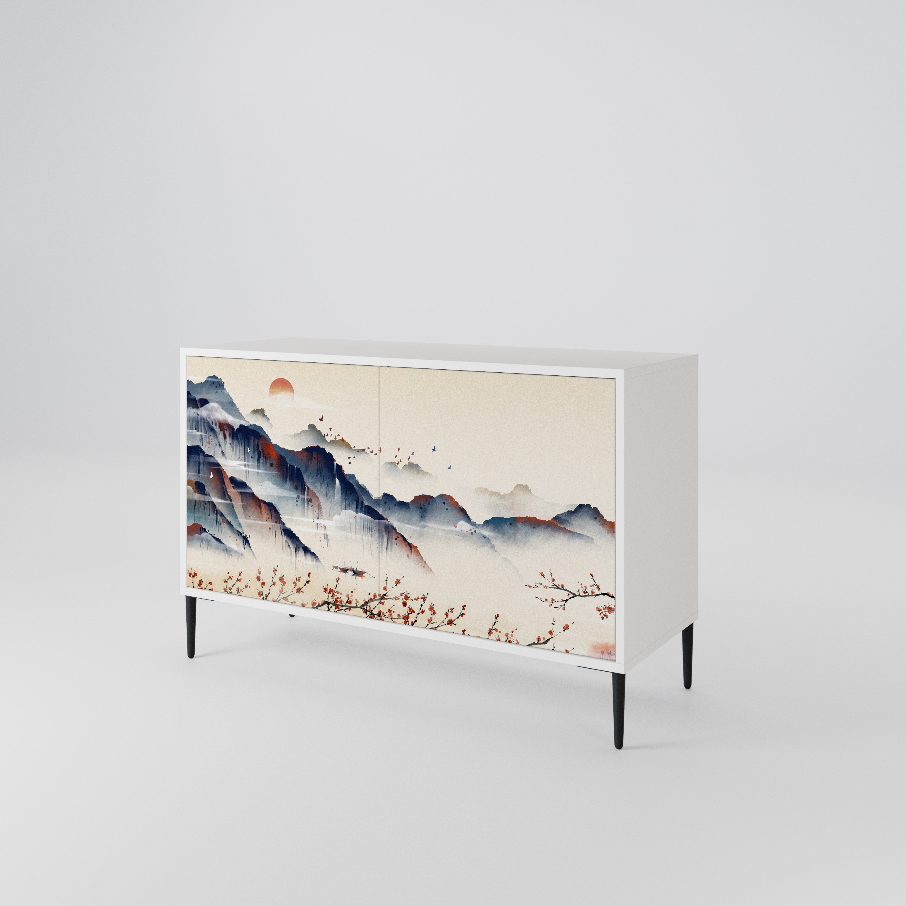 JAPANESE LANDSCAPE 2-türiges Sideboard
