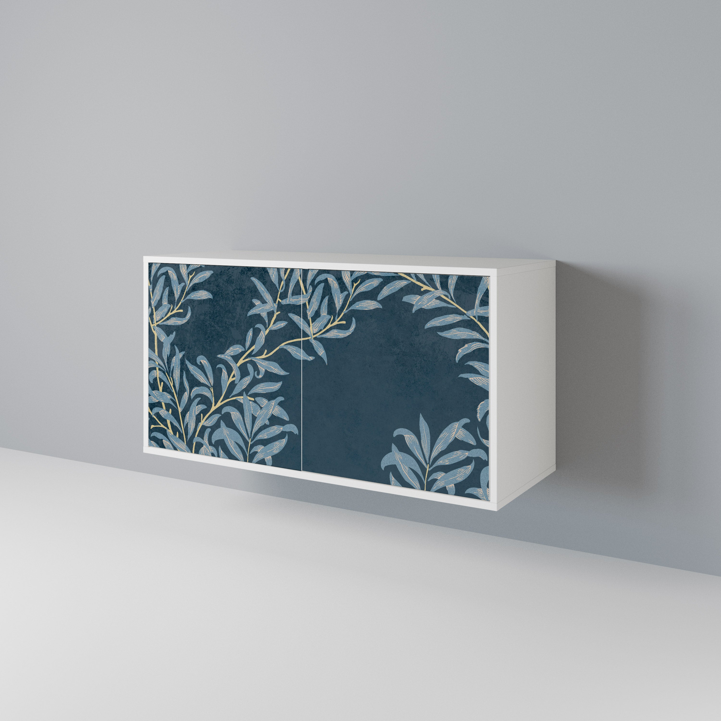 BLUE LEAVES 2-türiges Sideboard