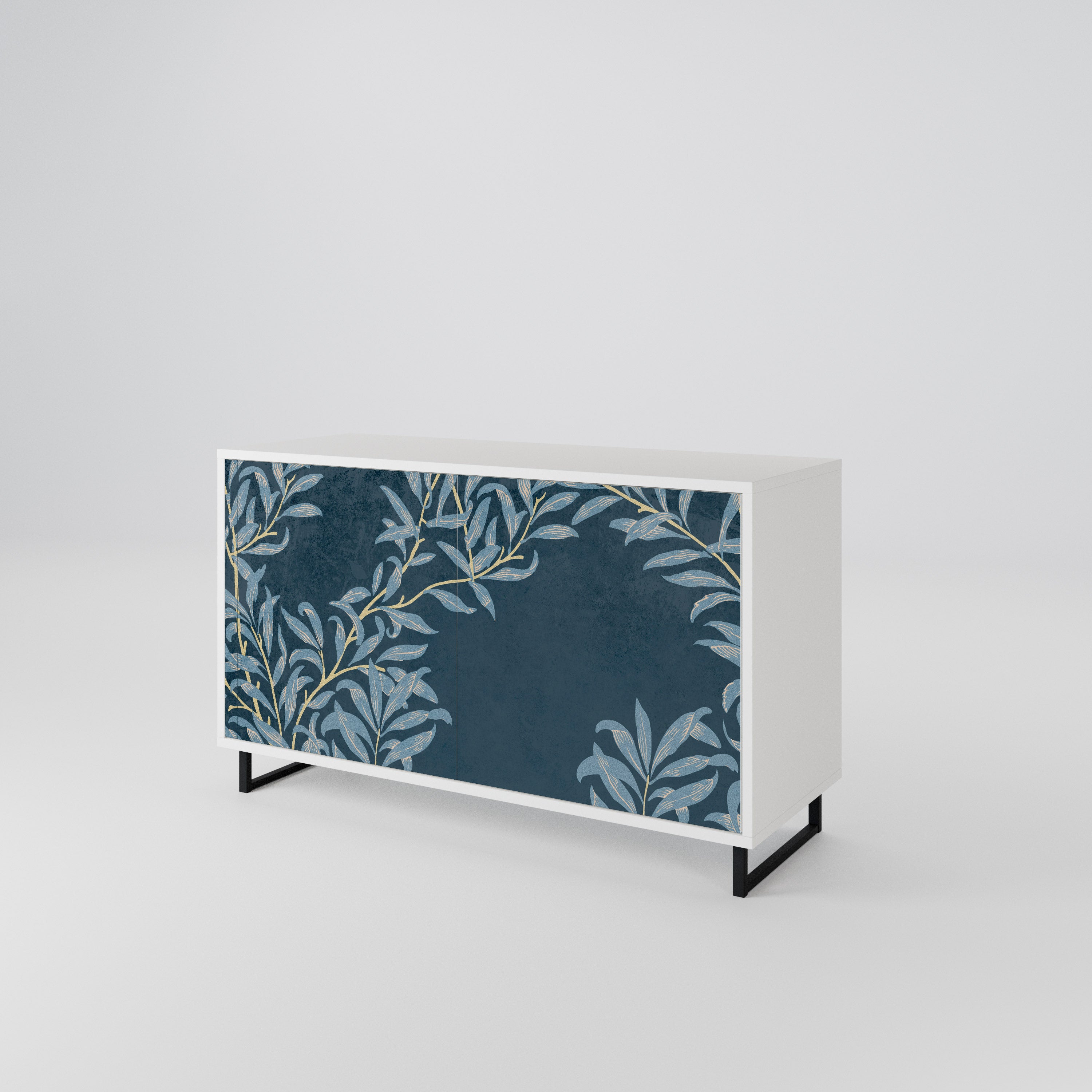 BLUE LEAVES 2-türiges Sideboard