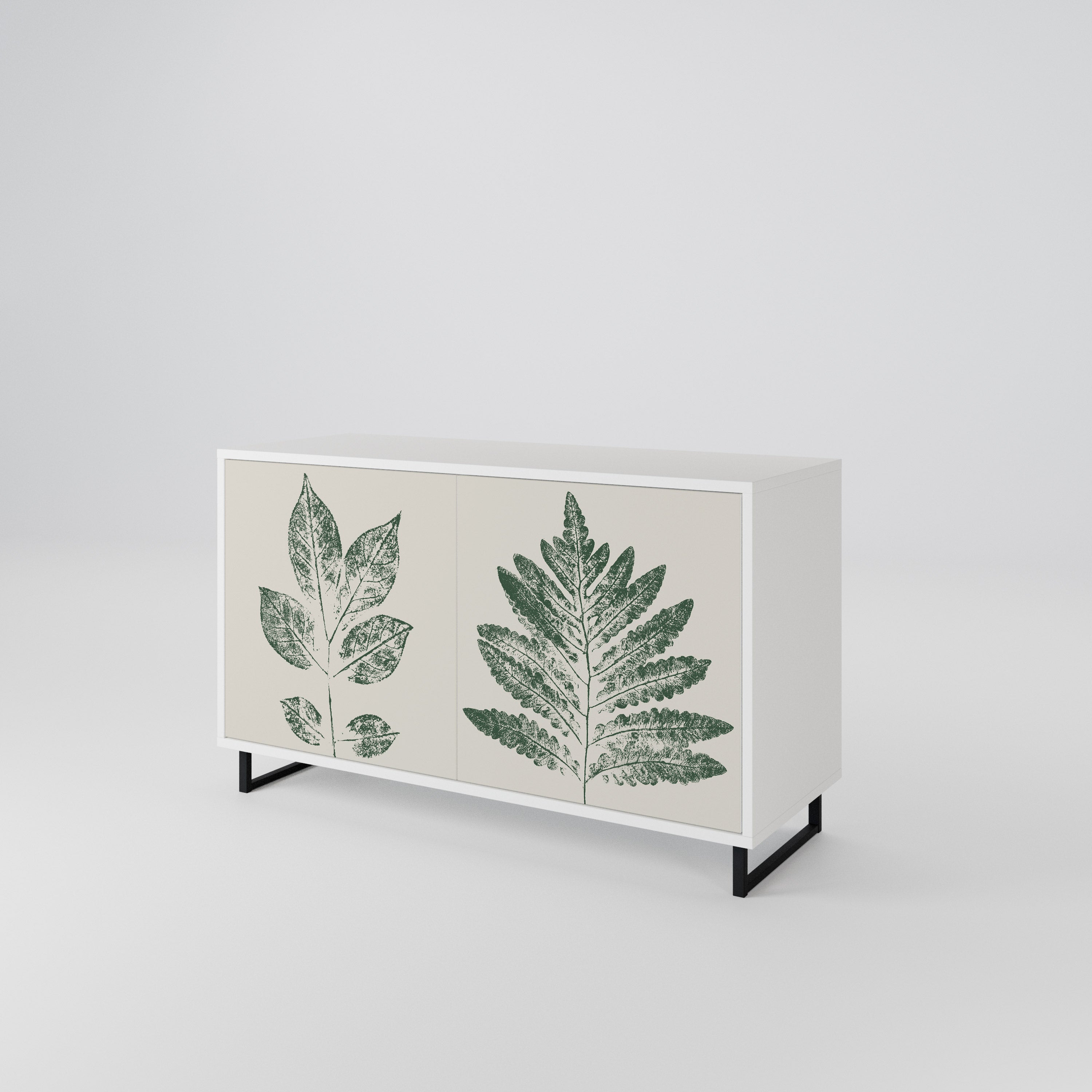 GREEN LEAFY STAMPS 2-türiges Sideboard