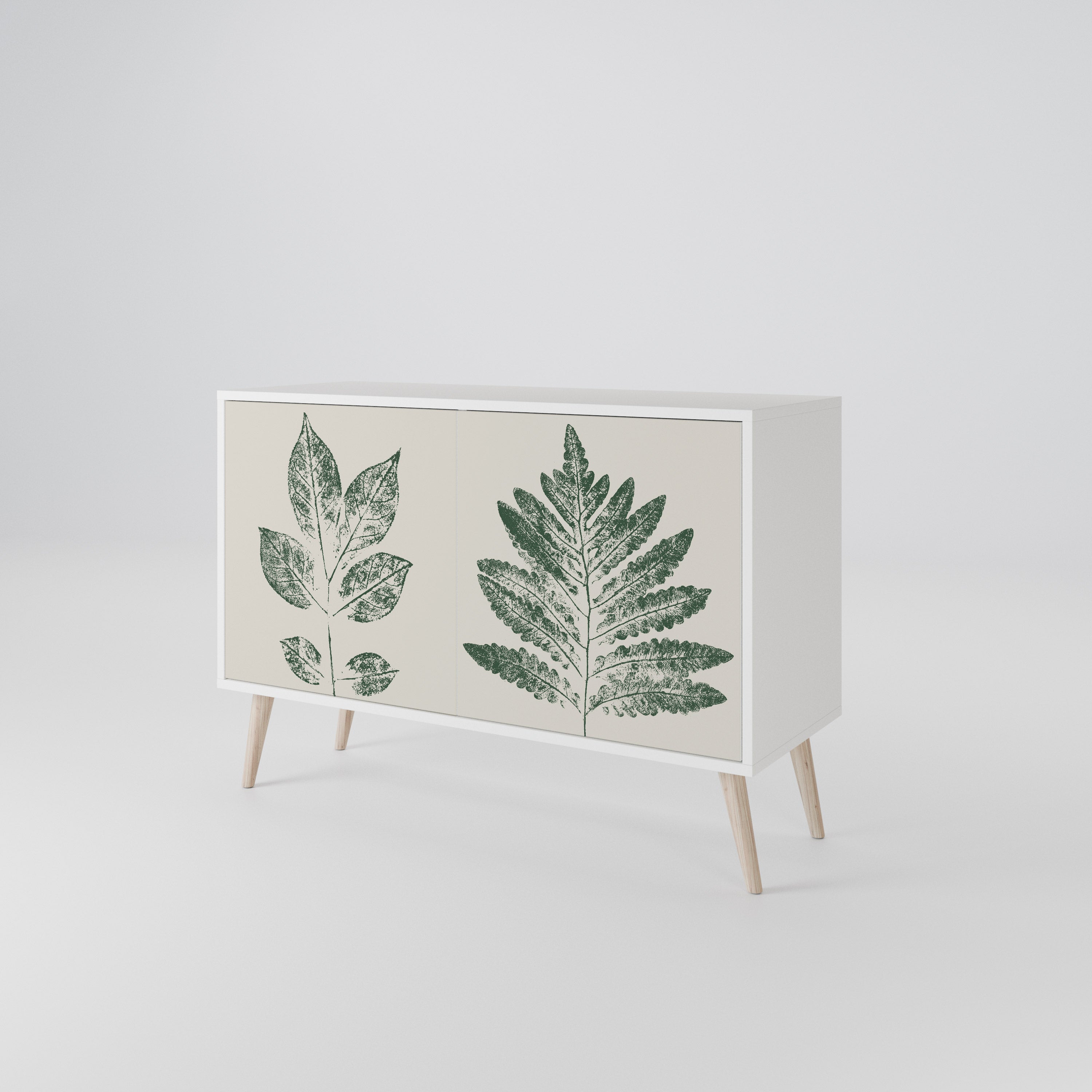 GREEN LEAFY STAMPS 2-türiges Sideboard
