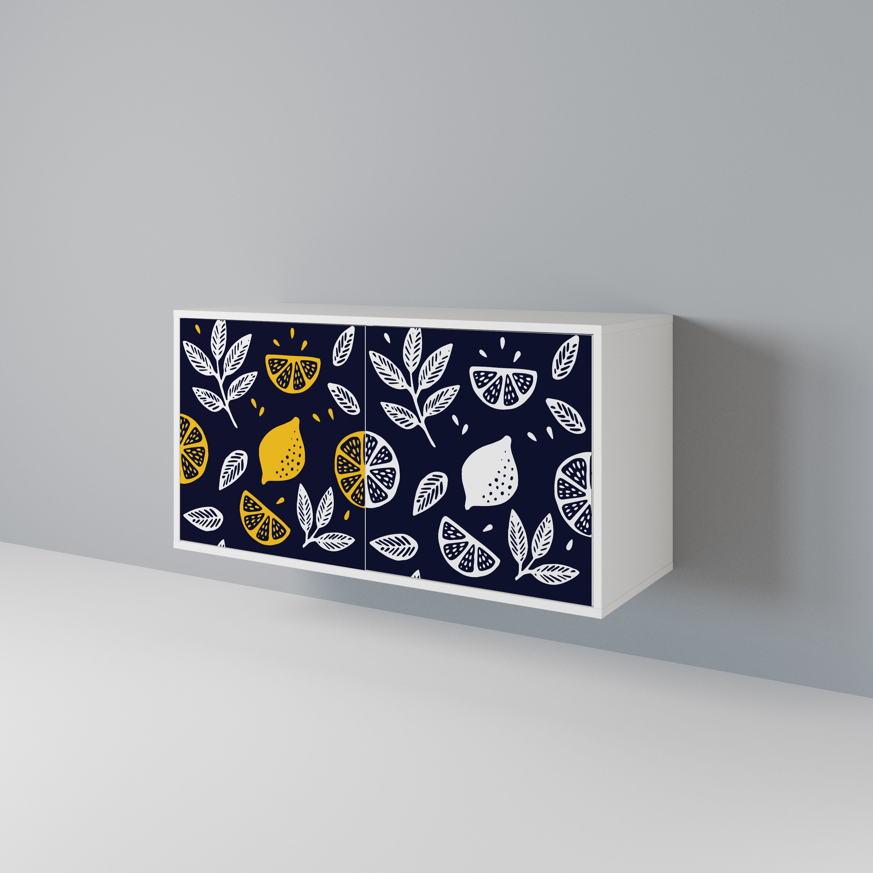 CITRUS BLACK AND WHITE 2-türiges Sideboard