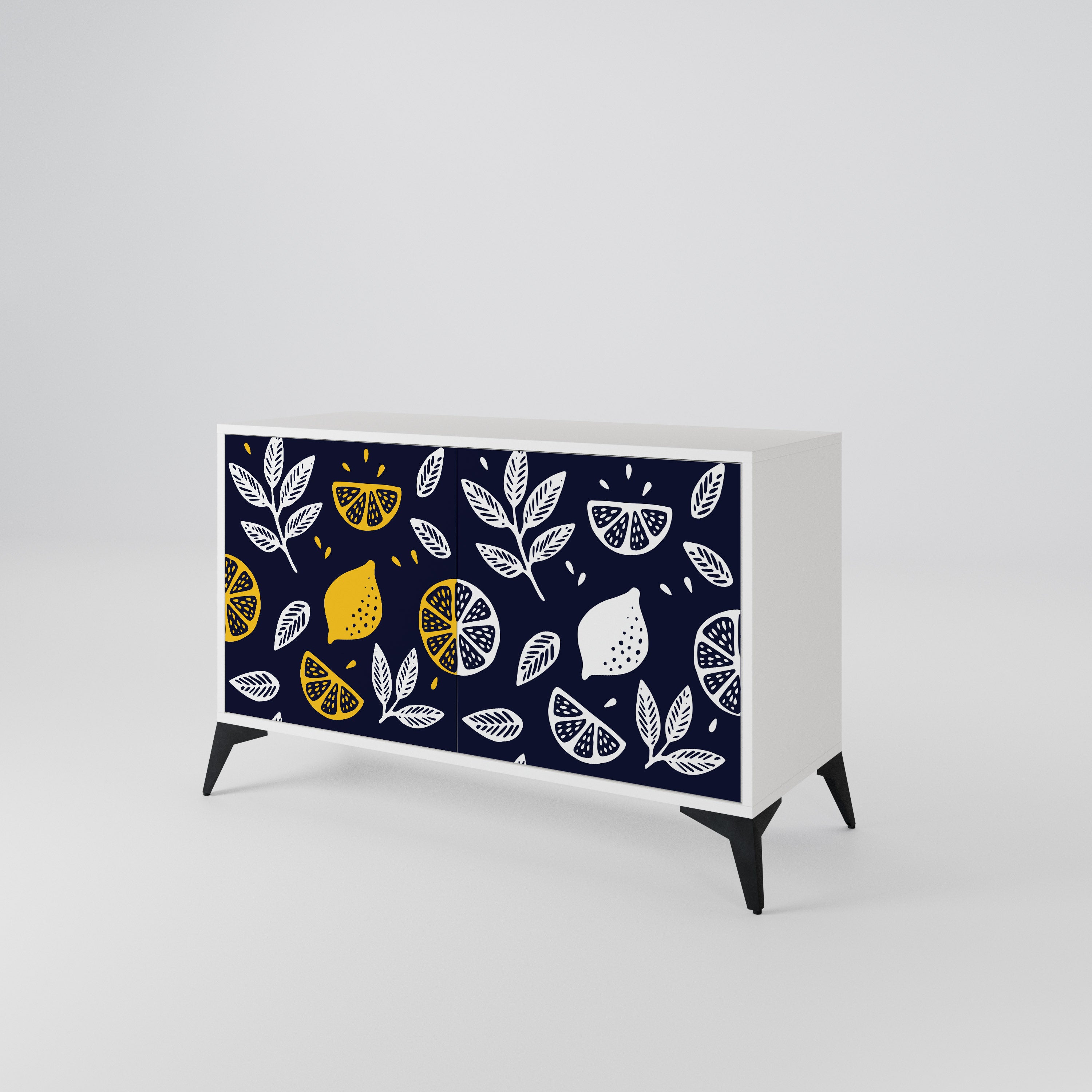 CITRUS BLACK AND WHITE 2-türiges Sideboard