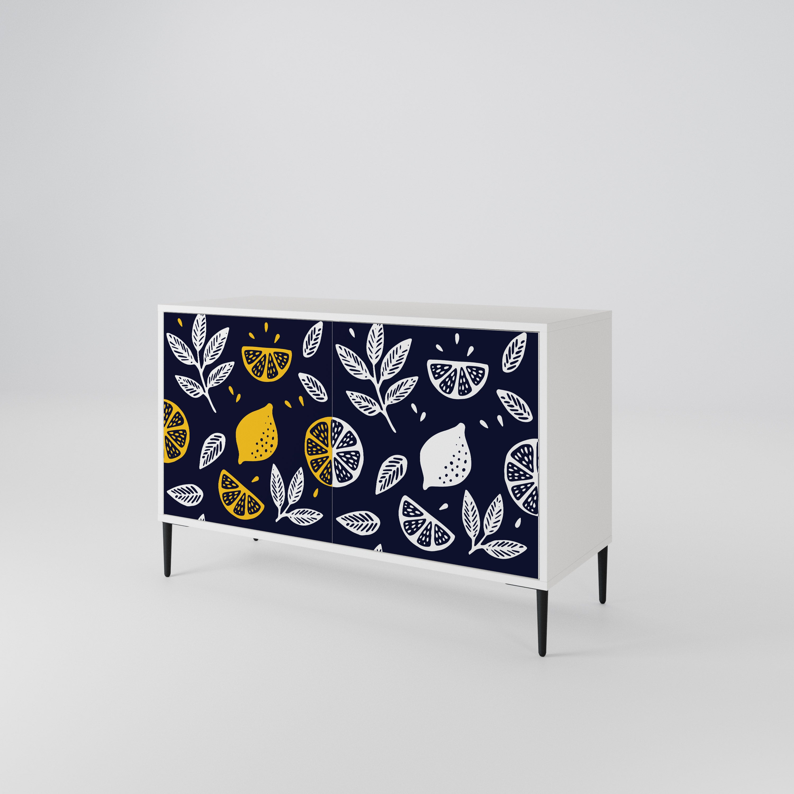 CITRUS BLACK AND WHITE 2-türiges Sideboard