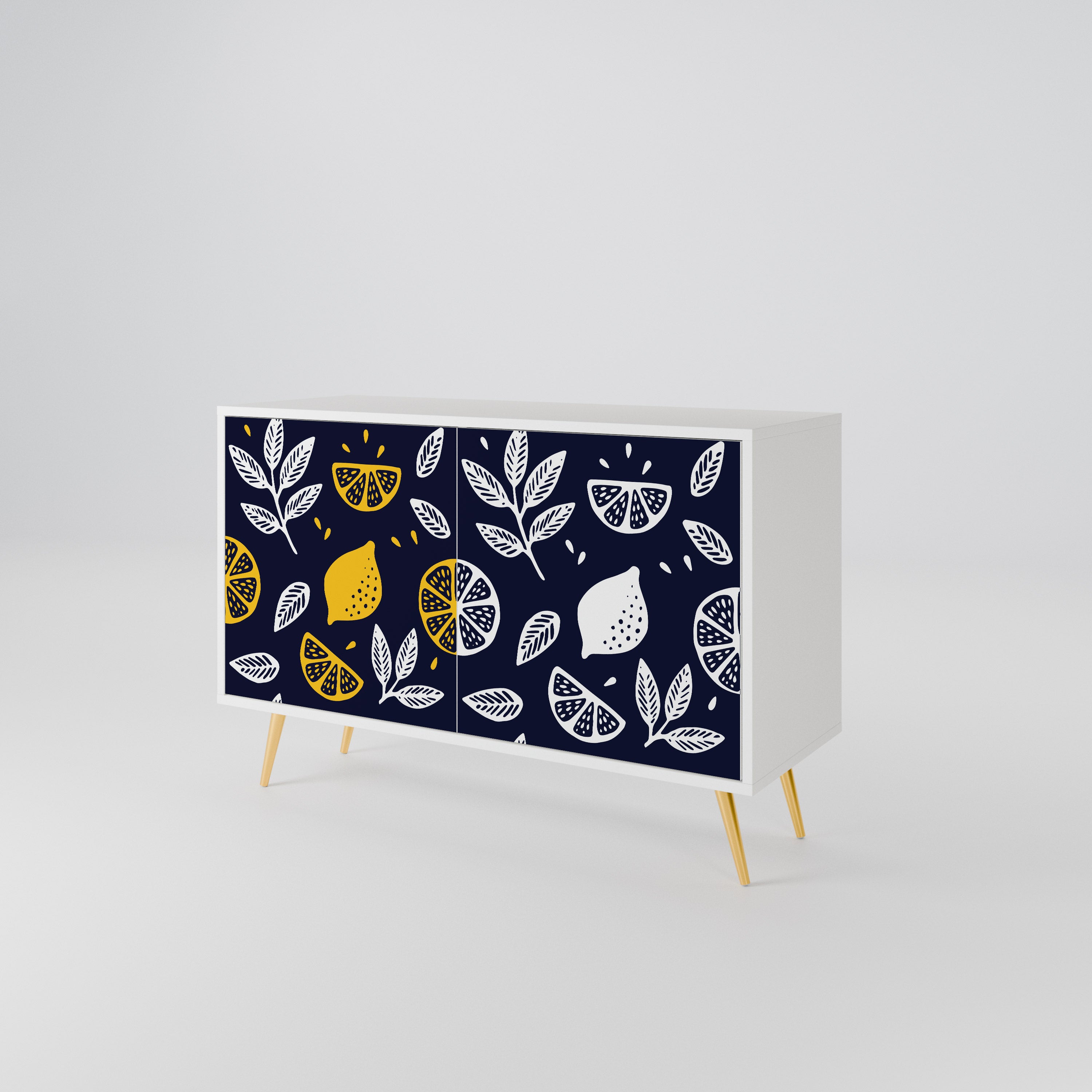 CITRUS BLACK AND WHITE 2-türiges Sideboard