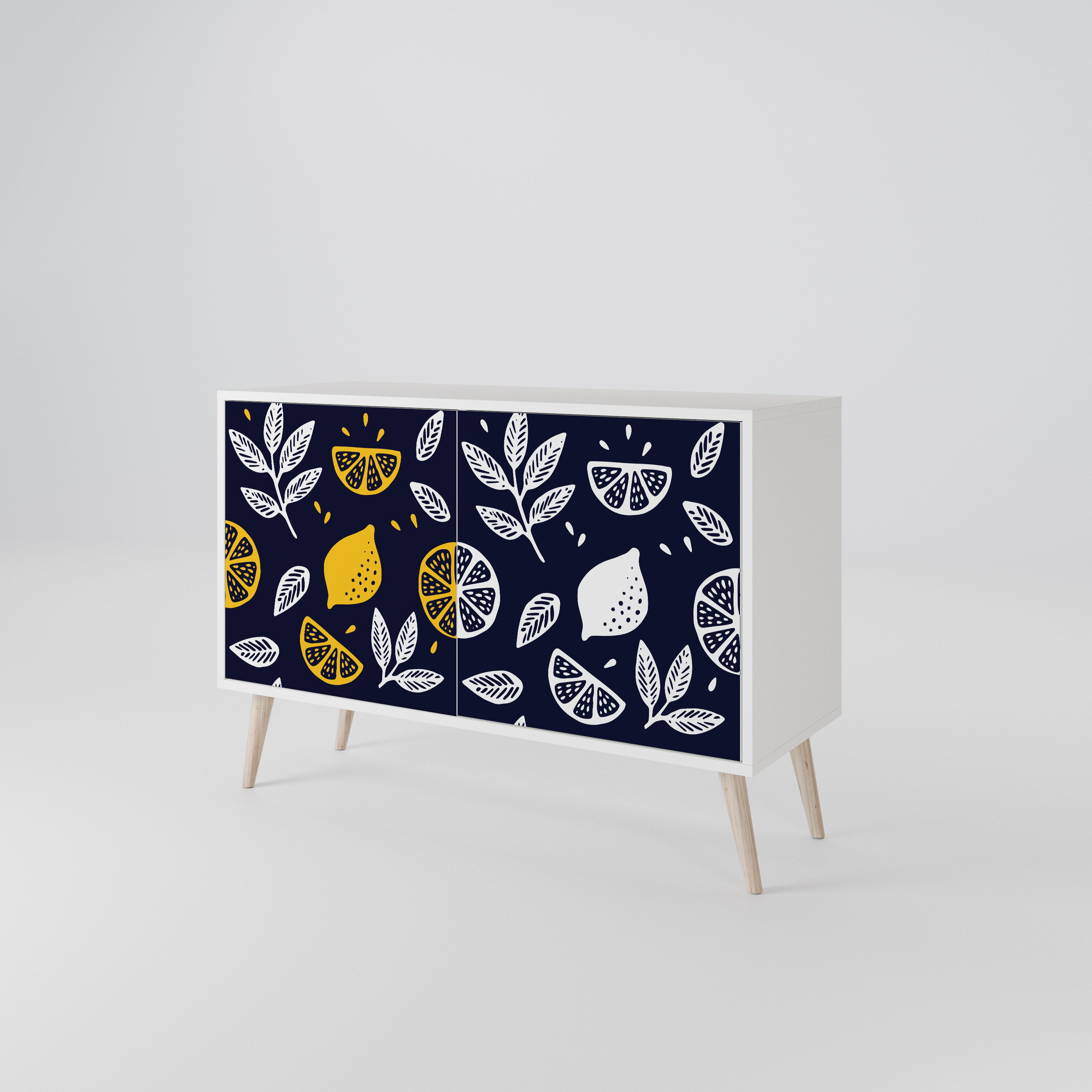 CITRUS BLACK AND WHITE 2-türiges Sideboard