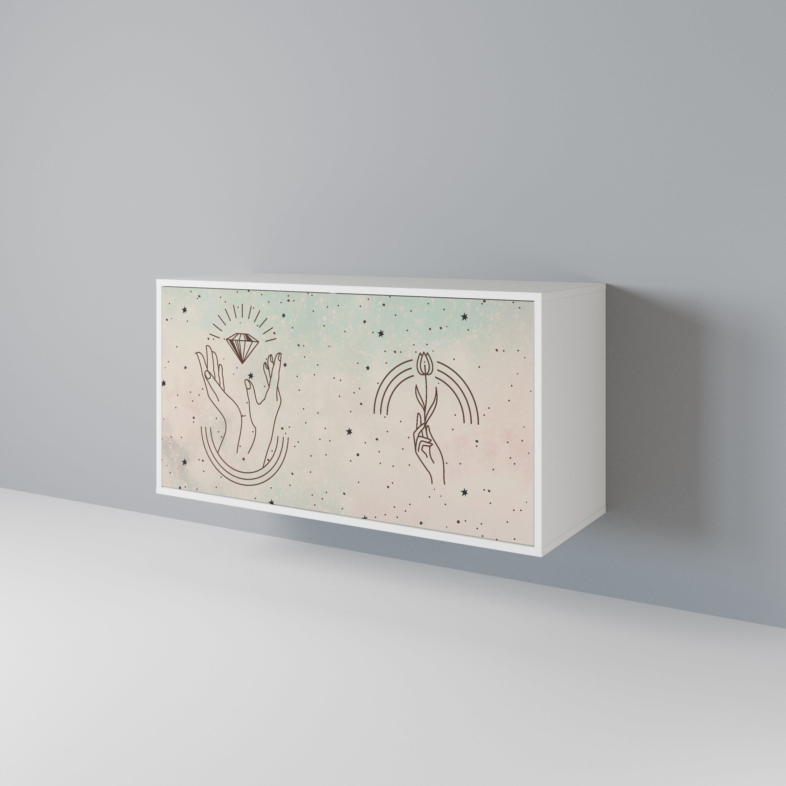 DELICATE BEAUTY 2-türiges Sideboard