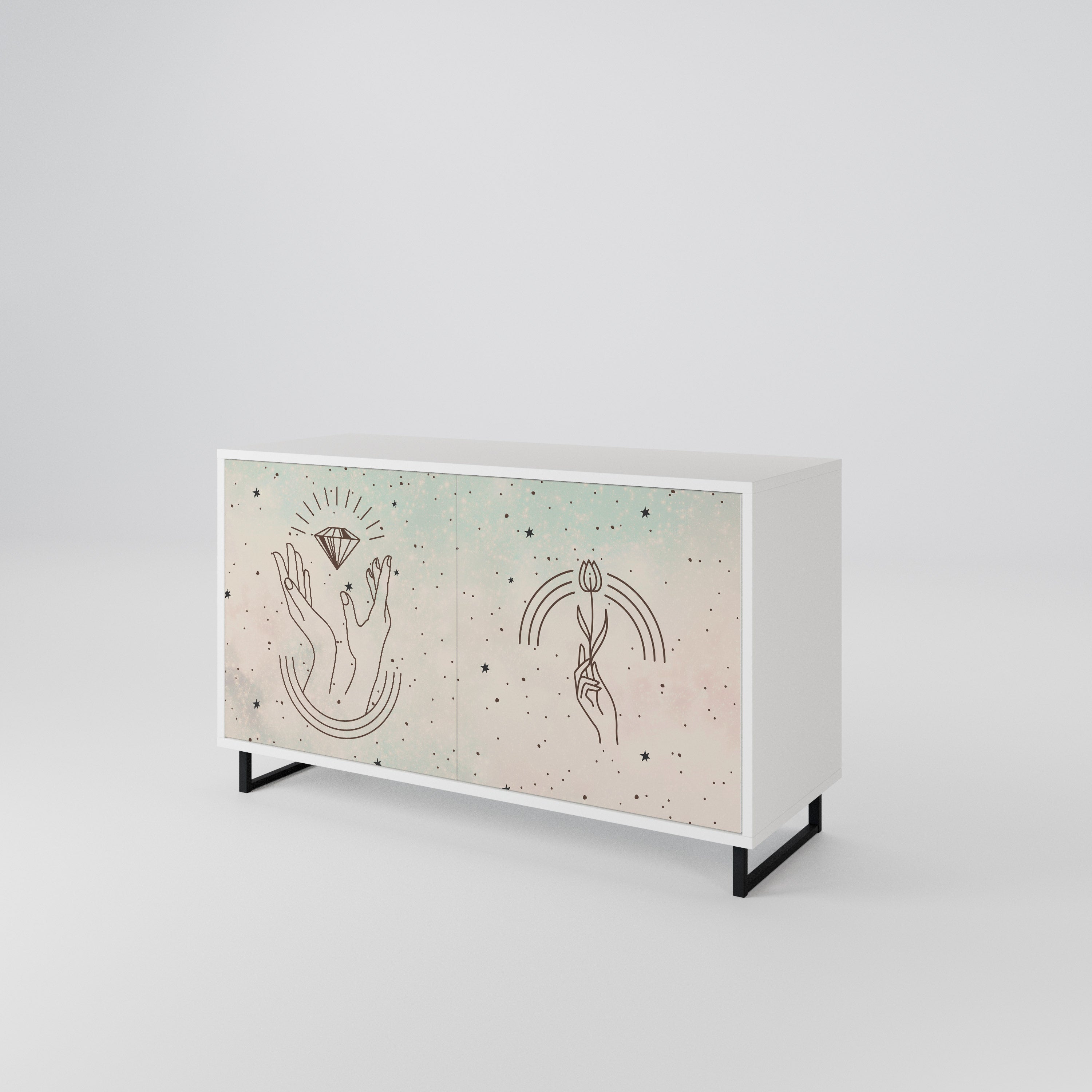 DELICATE BEAUTY 2-türiges Sideboard