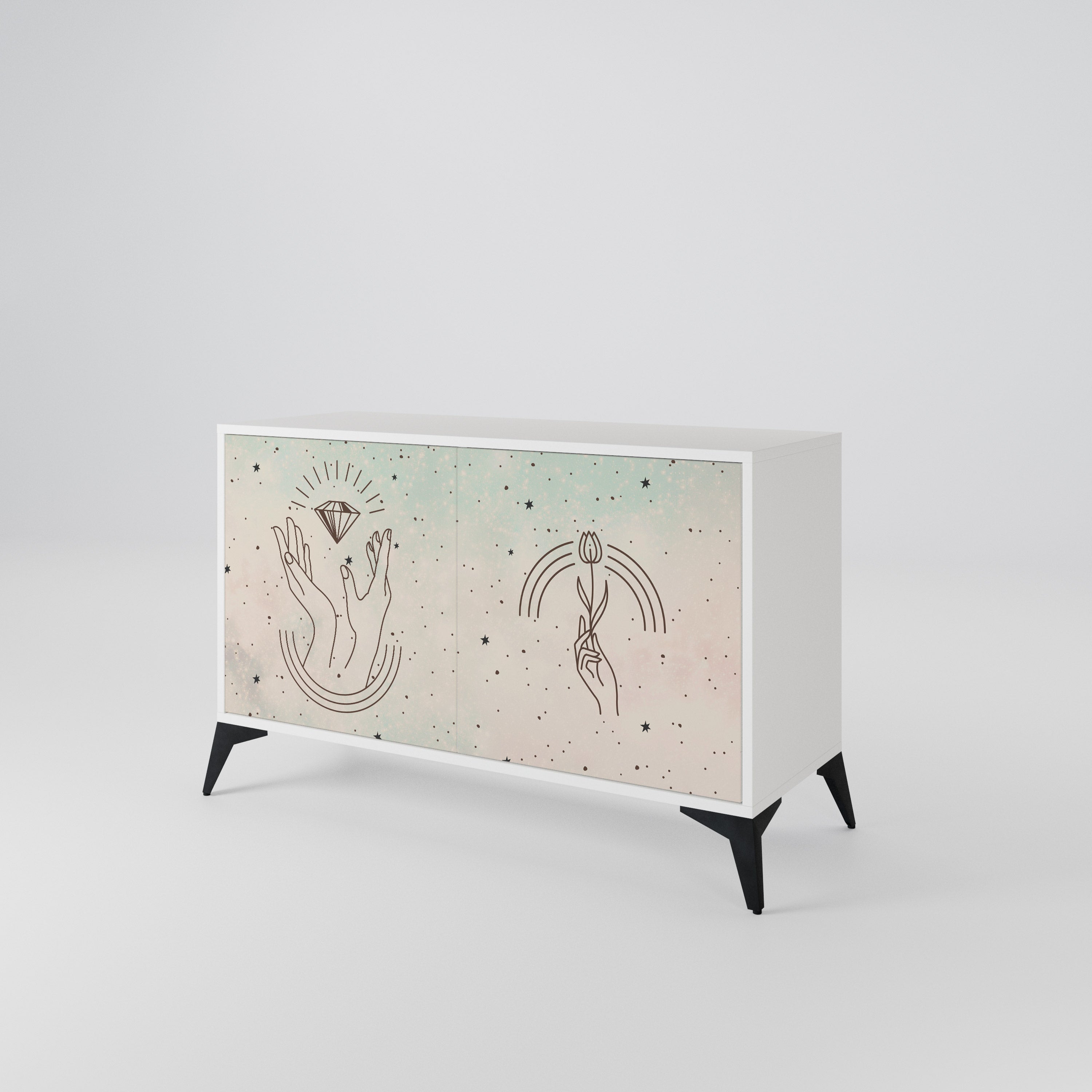 DELICATE BEAUTY 2-türiges Sideboard