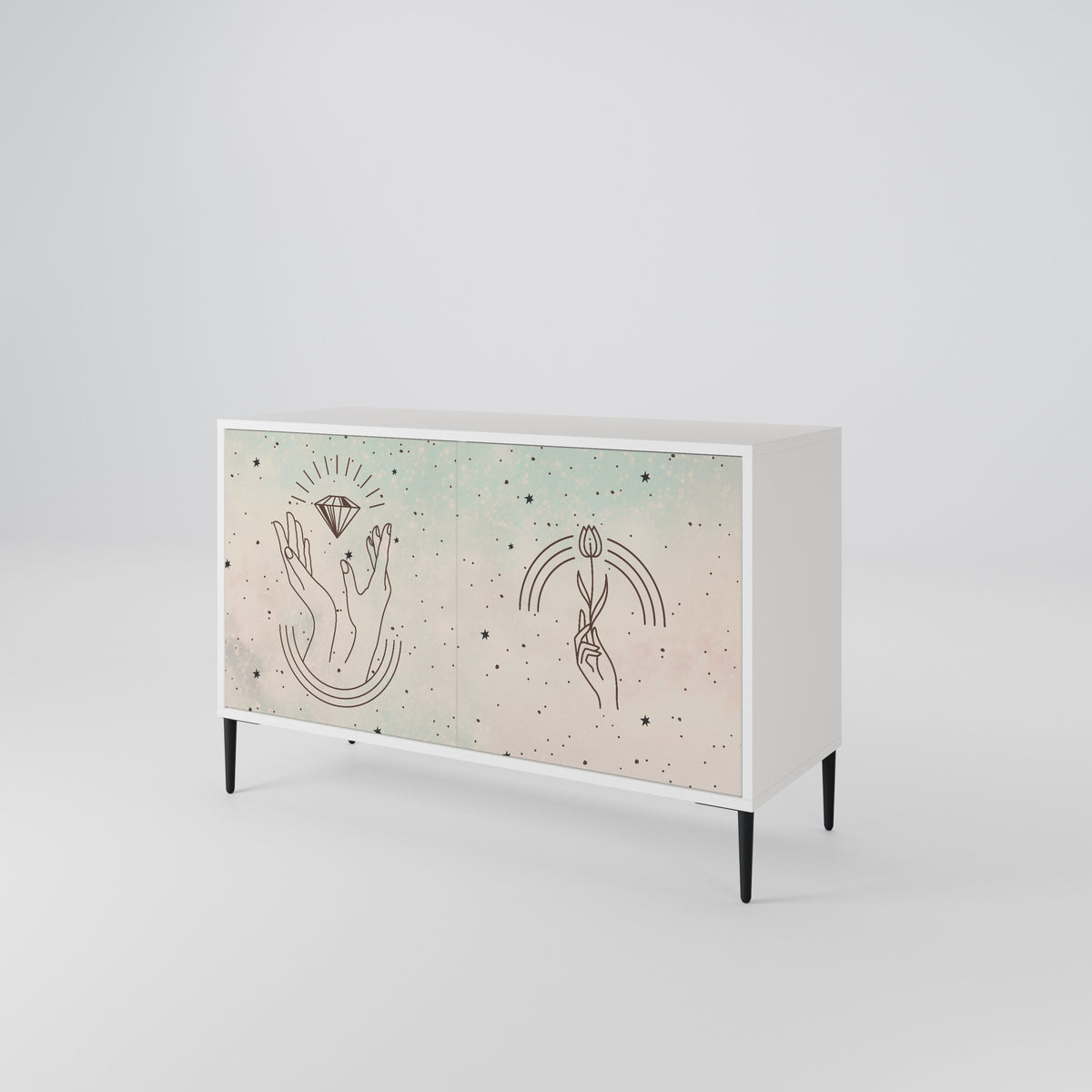 DELICATE BEAUTY 2-türiges Sideboard