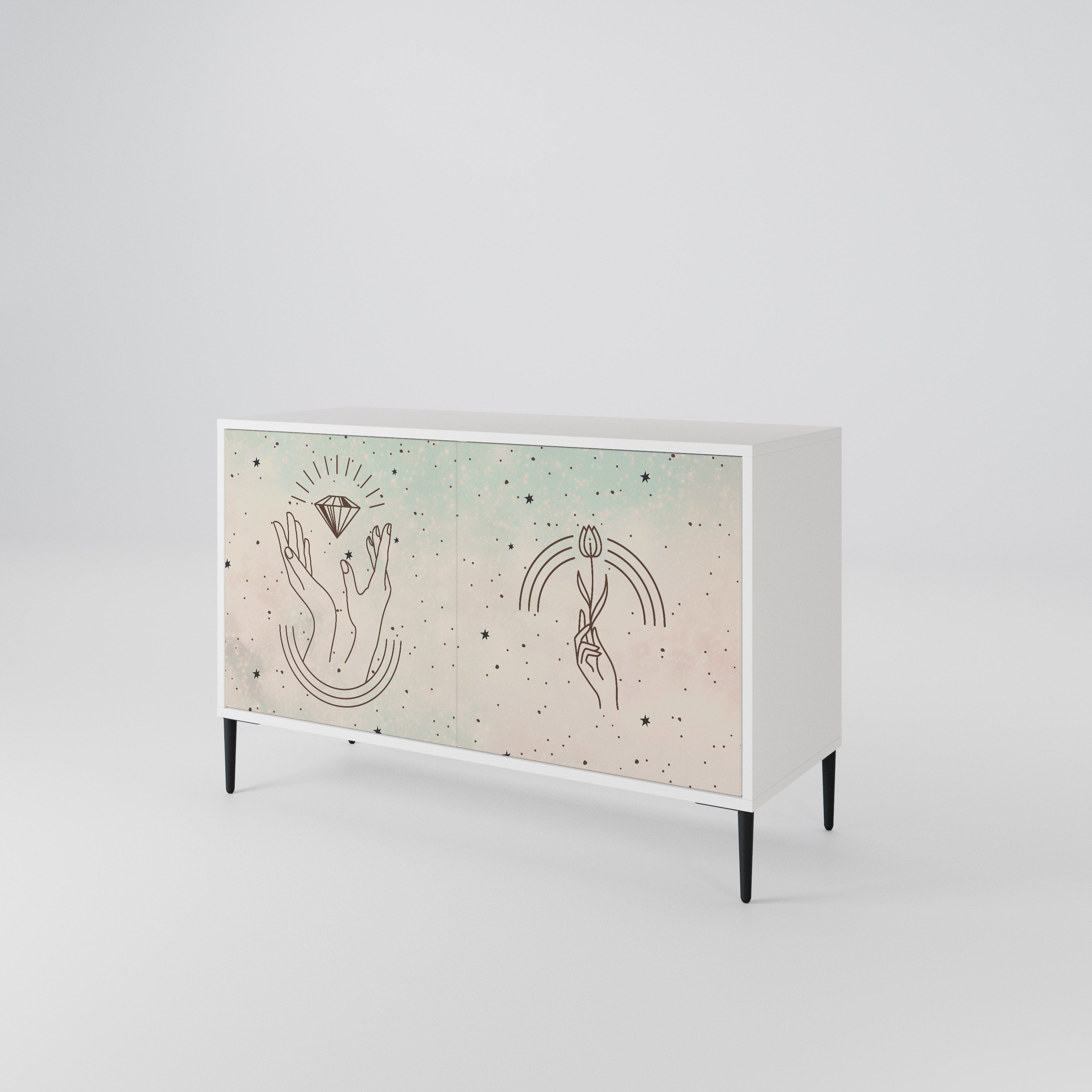 DELICATE BEAUTY 2-türiges Sideboard