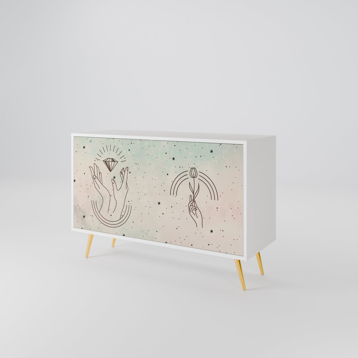DELICATE BEAUTY 2-türiges Sideboard