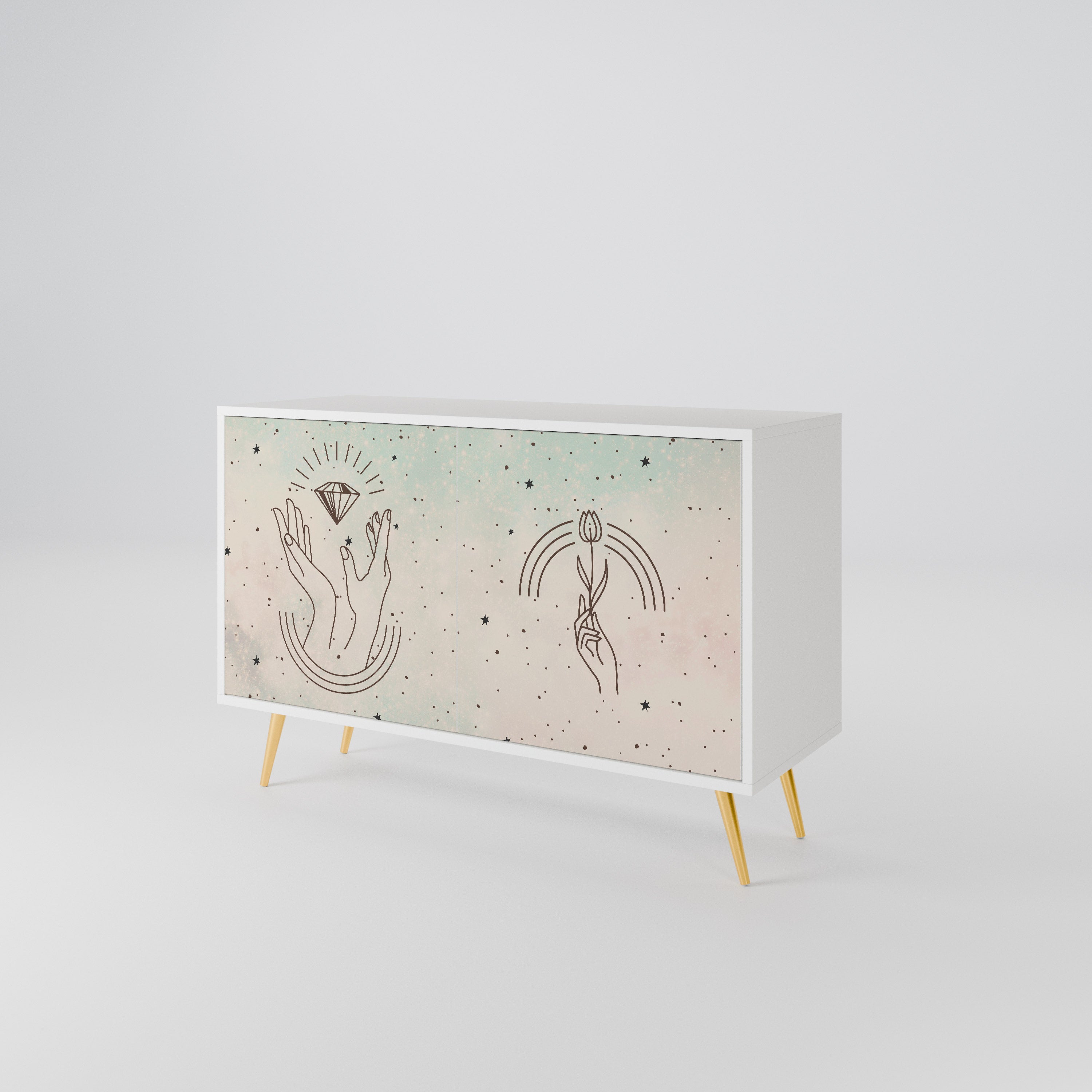 DELICATE BEAUTY 2-türiges Sideboard
