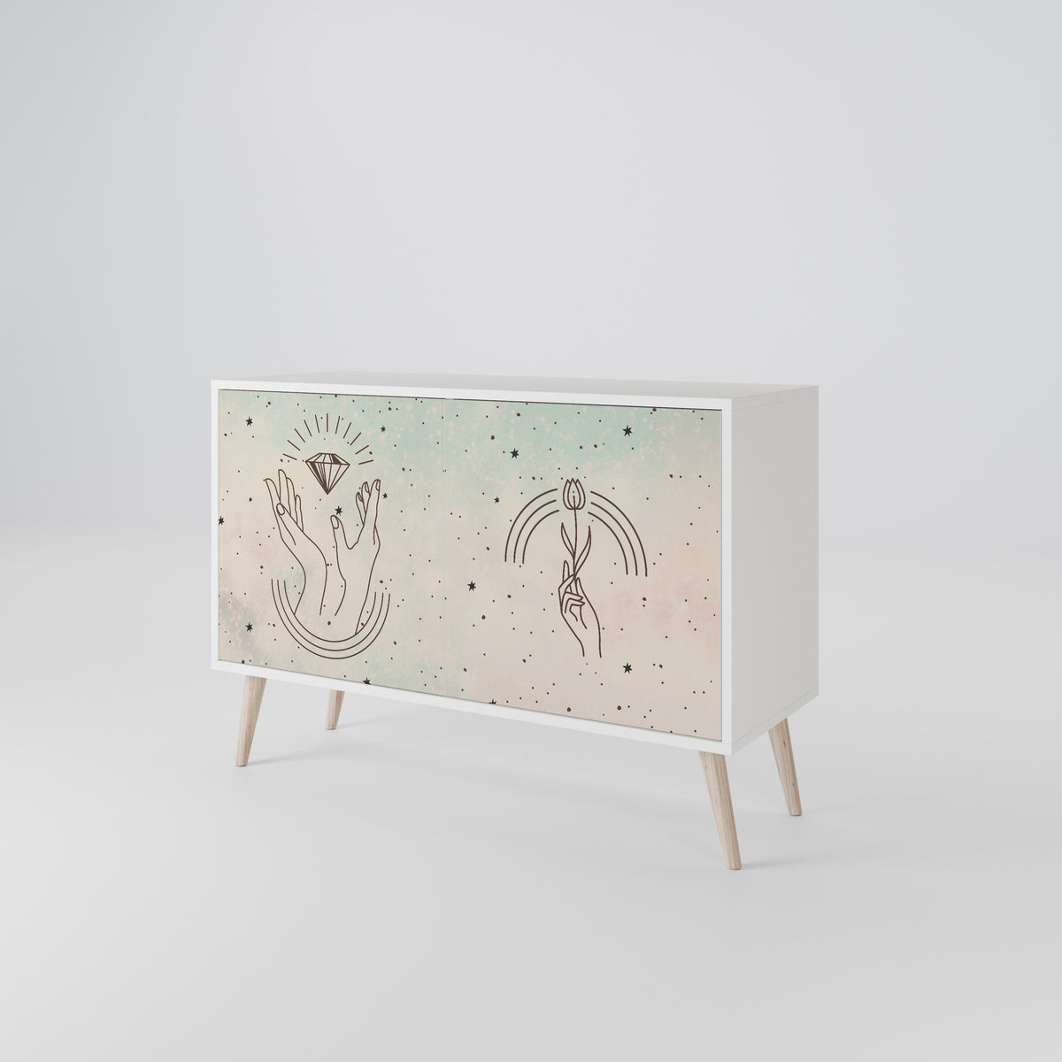 DELICATE BEAUTY 2-türiges Sideboard