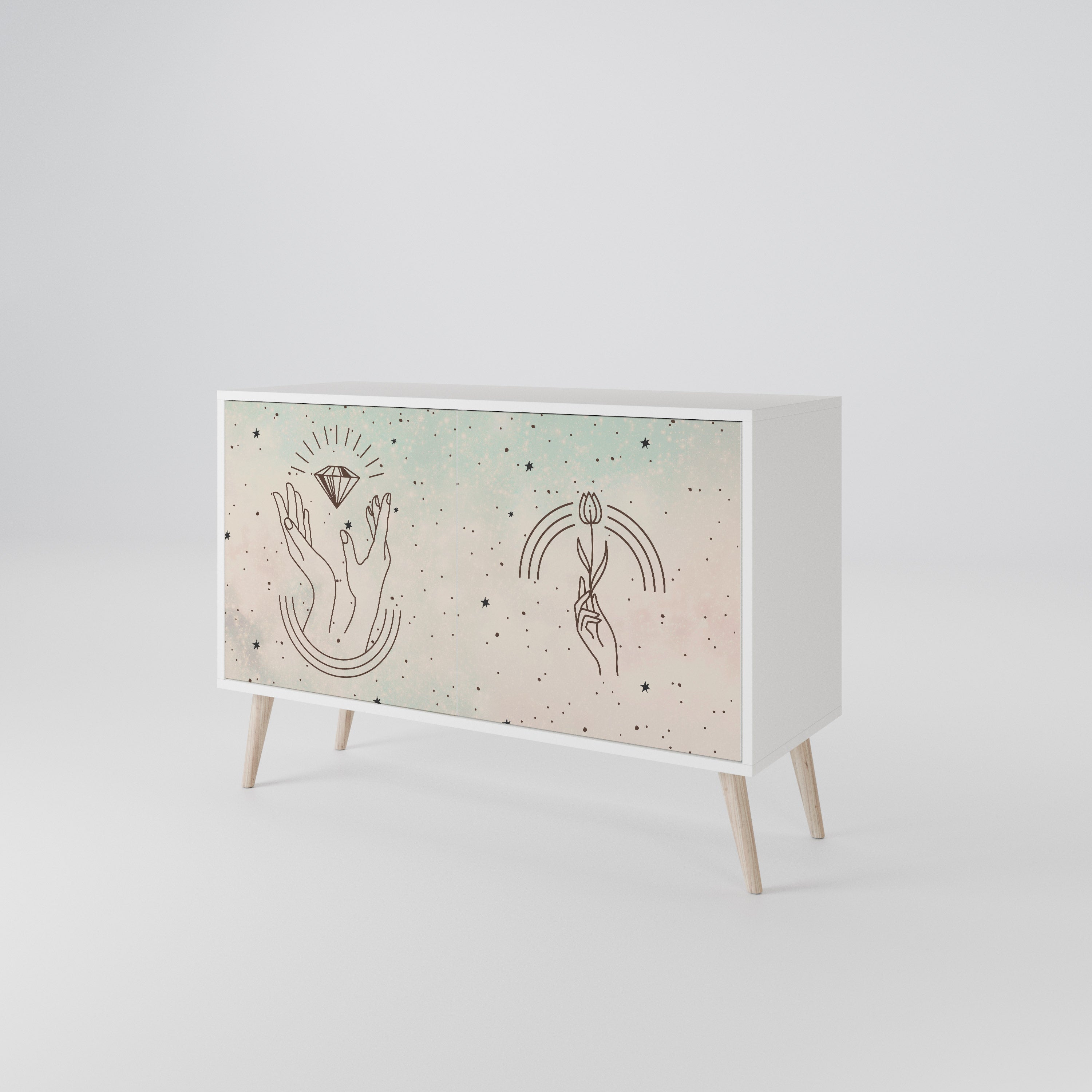 DELICATE BEAUTY 2-türiges Sideboard