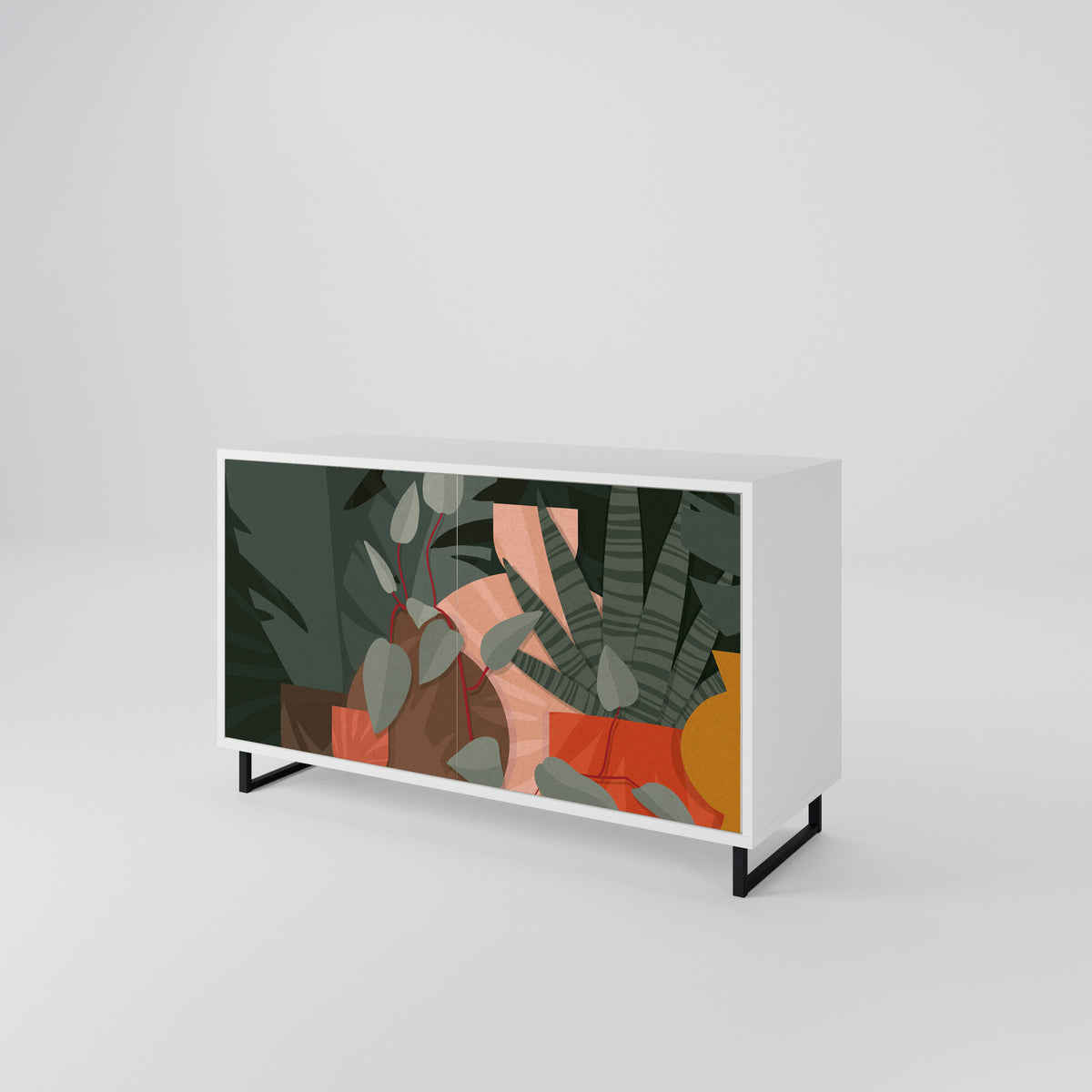 TROPICAL COMPOSITION 2-türiges Sideboard