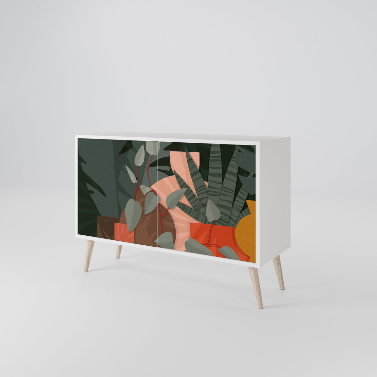 TROPICAL COMPOSITION 2-türiges Sideboard