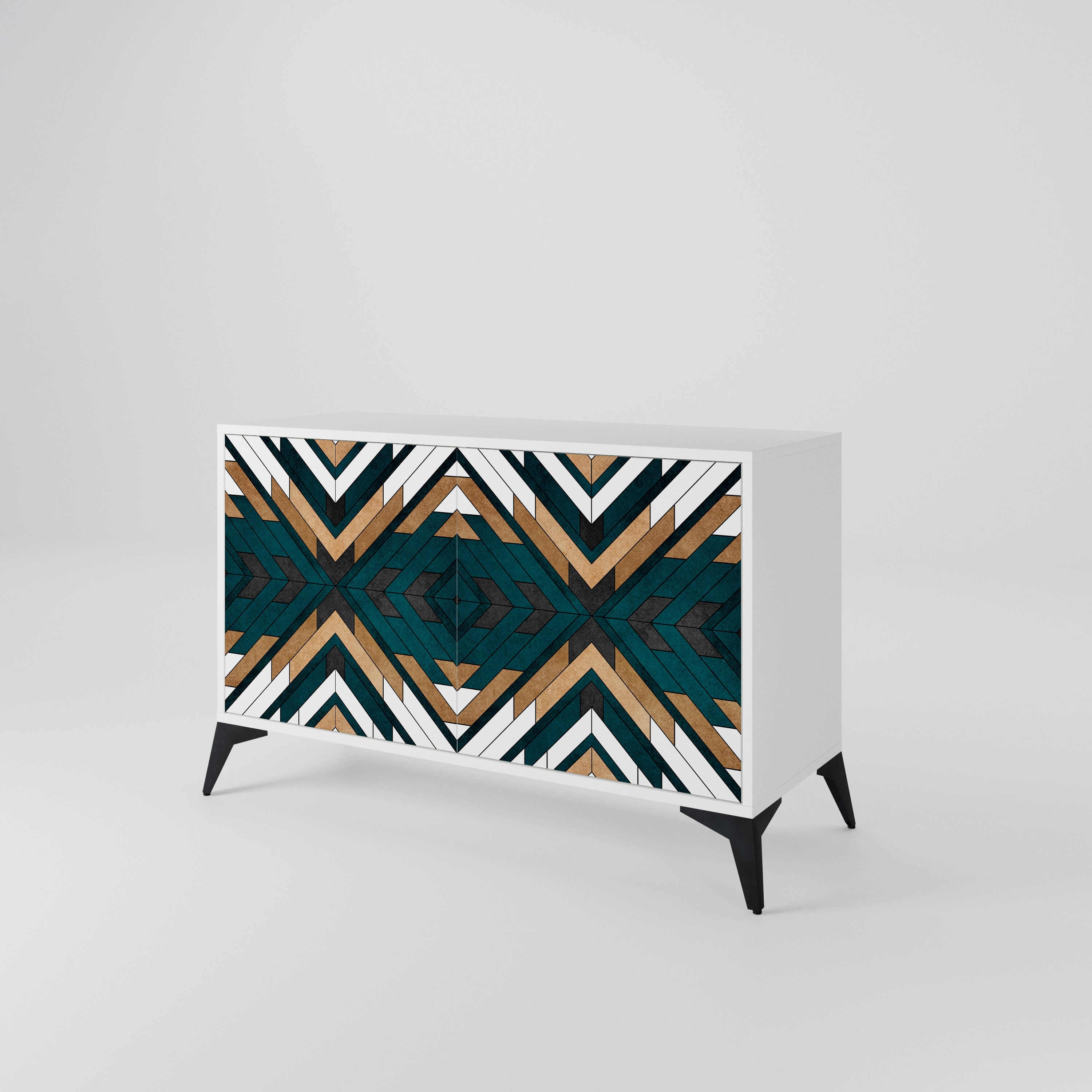 ARTISTIC GEOMETRY 2-Door Sideboard