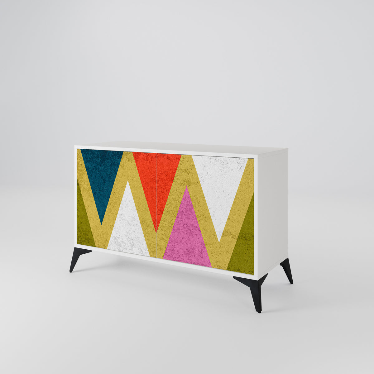 COLORFUL TRIANGLES 2-türiges Sideboard