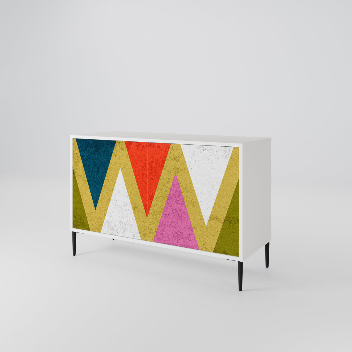 COLORFUL TRIANGLES 2-türiges Sideboard